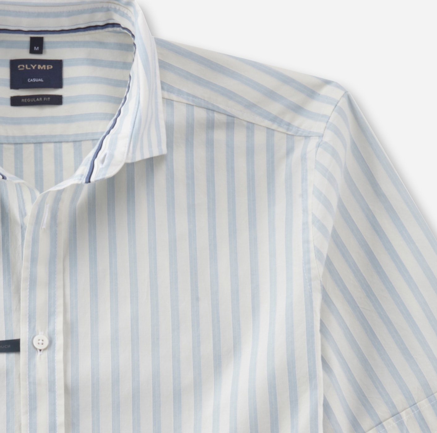 OLYMP Kurzarmhemd fein gestreift