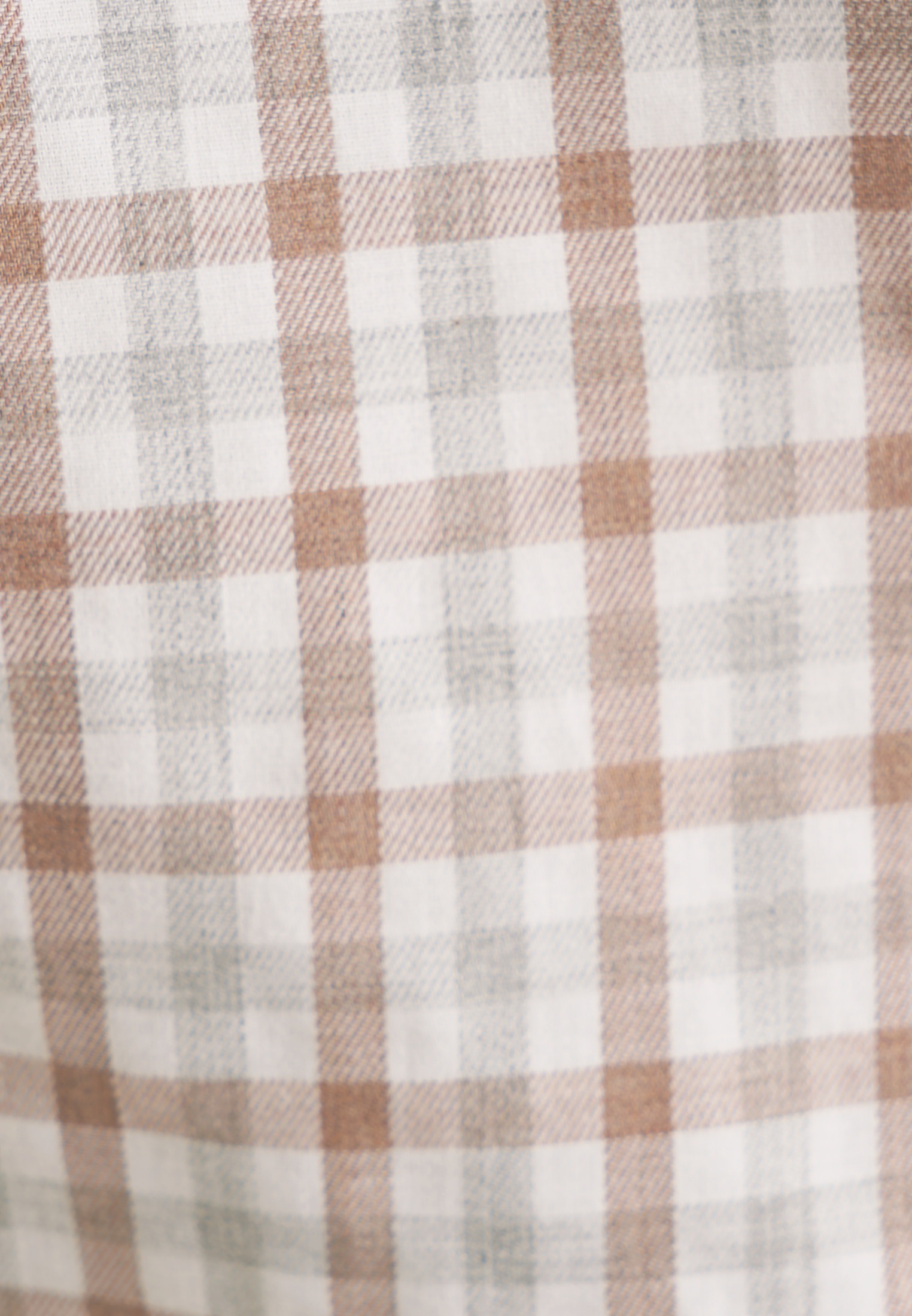 seidensticker Flanellhemd »Comfort«, Comfort Langarm Button-Down-Kragen Karo