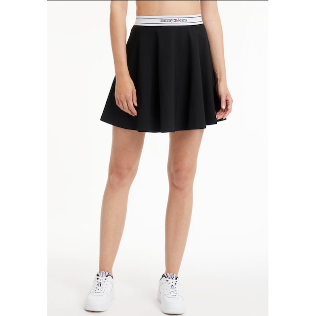 Tommy Jeans Minirock »TJW LOGO WB CIRCLE SKIRT«, mit Tommy Jeans Logo  Elastikbund in Kontrastfarbe bei ♕