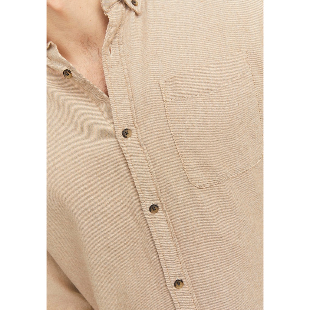 Jack & Jones Langarmhemd »JJECLASSIC MELANGE SHIRT LS SN«