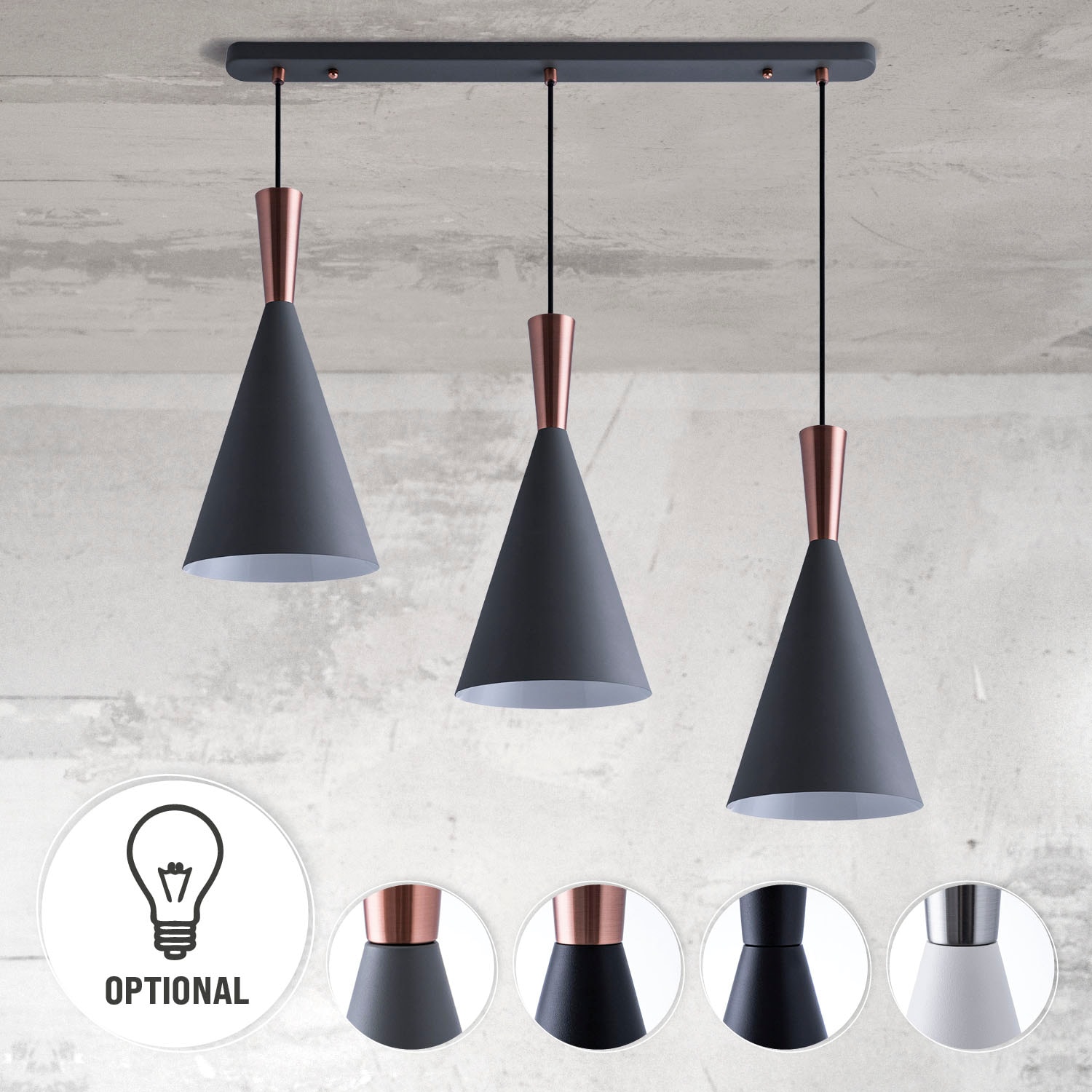 Paco Home Pendelleuchte »JULIET« E27