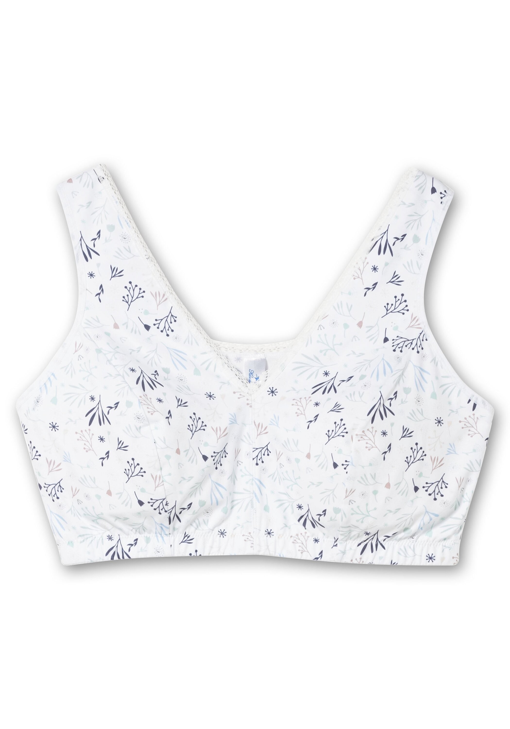 Sheego Bügelloser BH »BH-Bustier in Bustier-Form, mit Blumenmuster«
