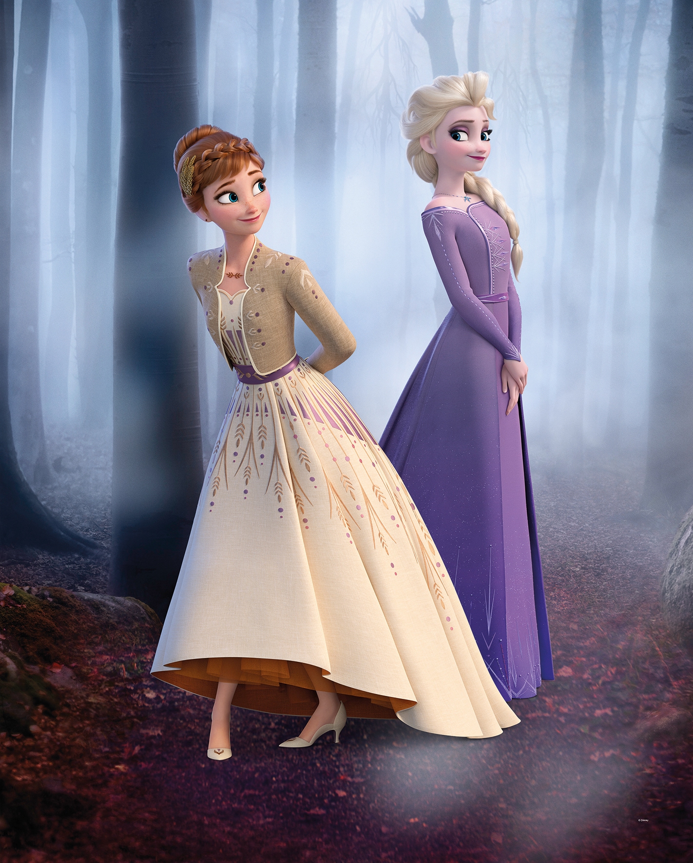 Poster »Frozen Wood Walk«, Disney, (1 St.), Kinderzimmer, Schlafzimmer, Wohnzimmer