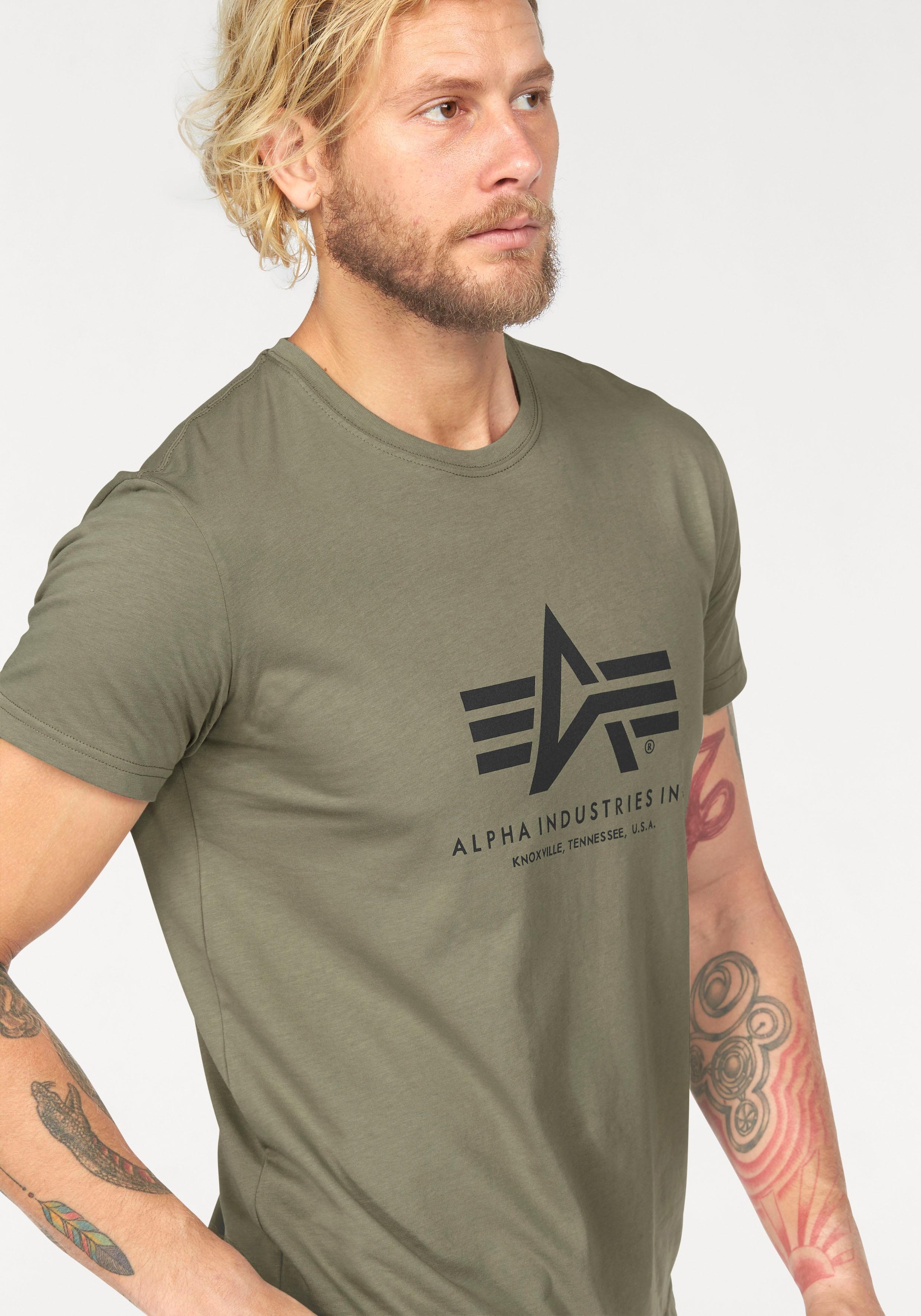 T-Shirt« T-Shirt Alpha »Basic ♕ Industries bei