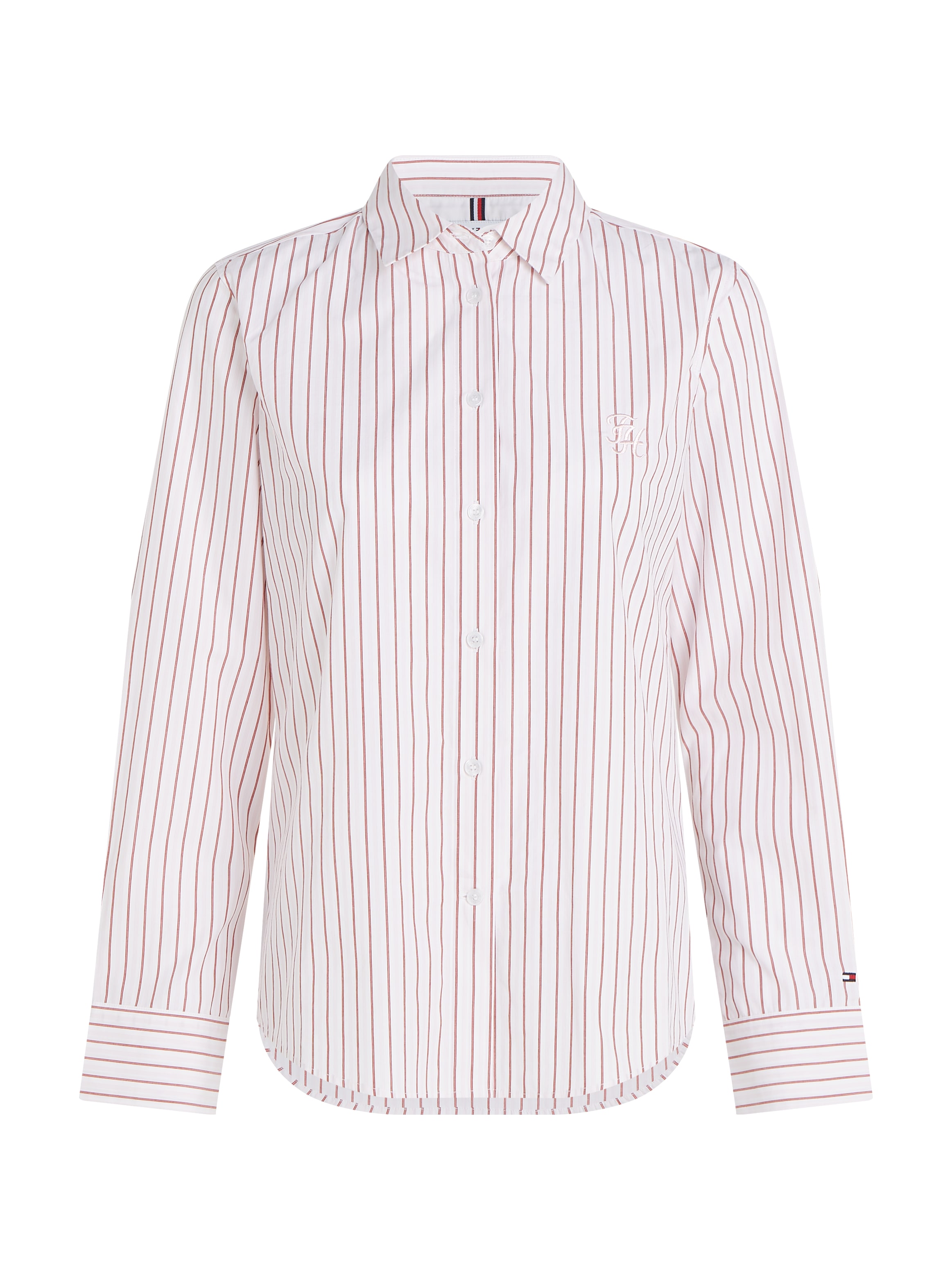 Tommy Hilfiger Hemdbluse »STRIPE REGULAR SHIRT«, mit Streifendessin