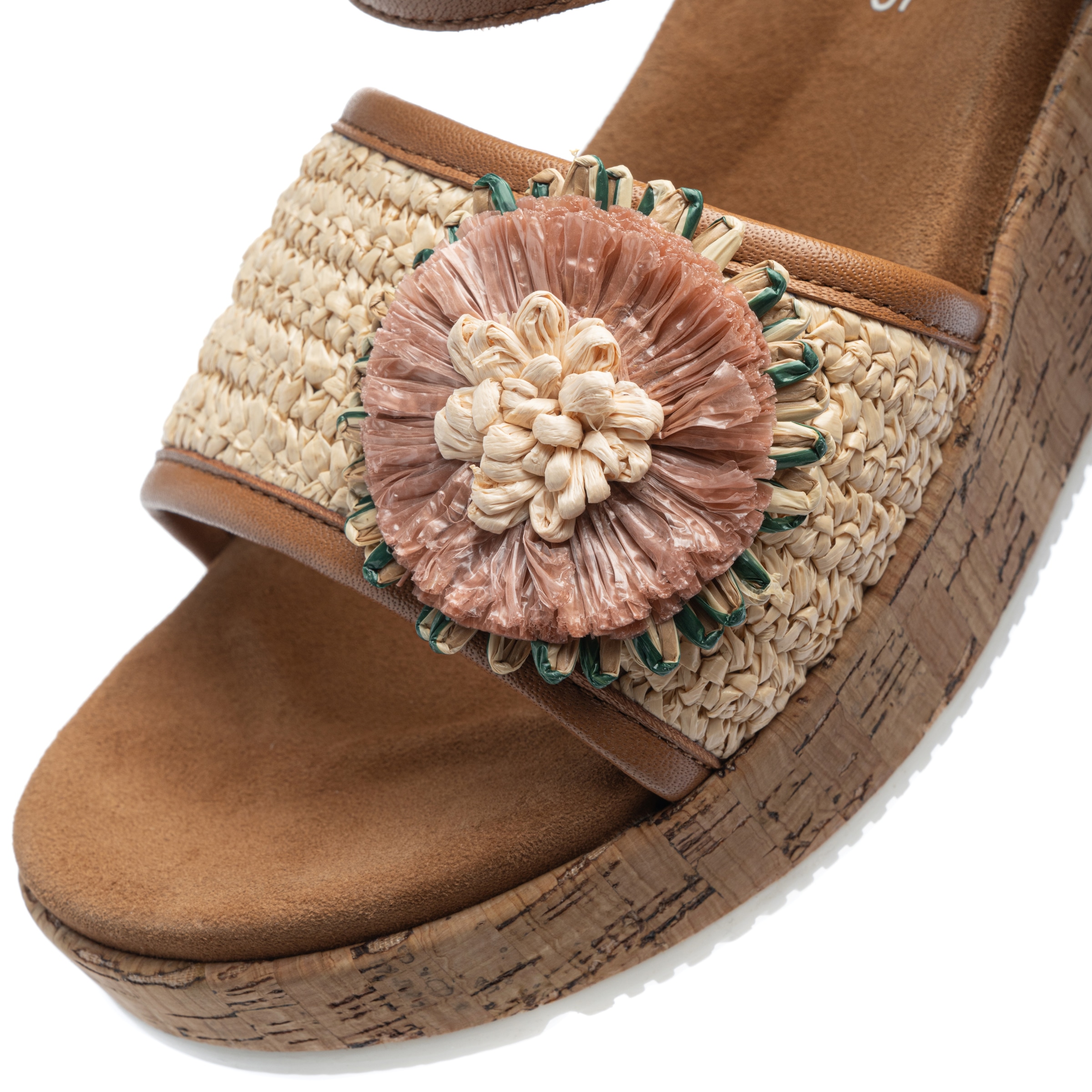 Ara Keilsandalette »RIMINI«  Plateau, Riemchensandale, Sommerschuh mit schöner Blüte, G-Weite