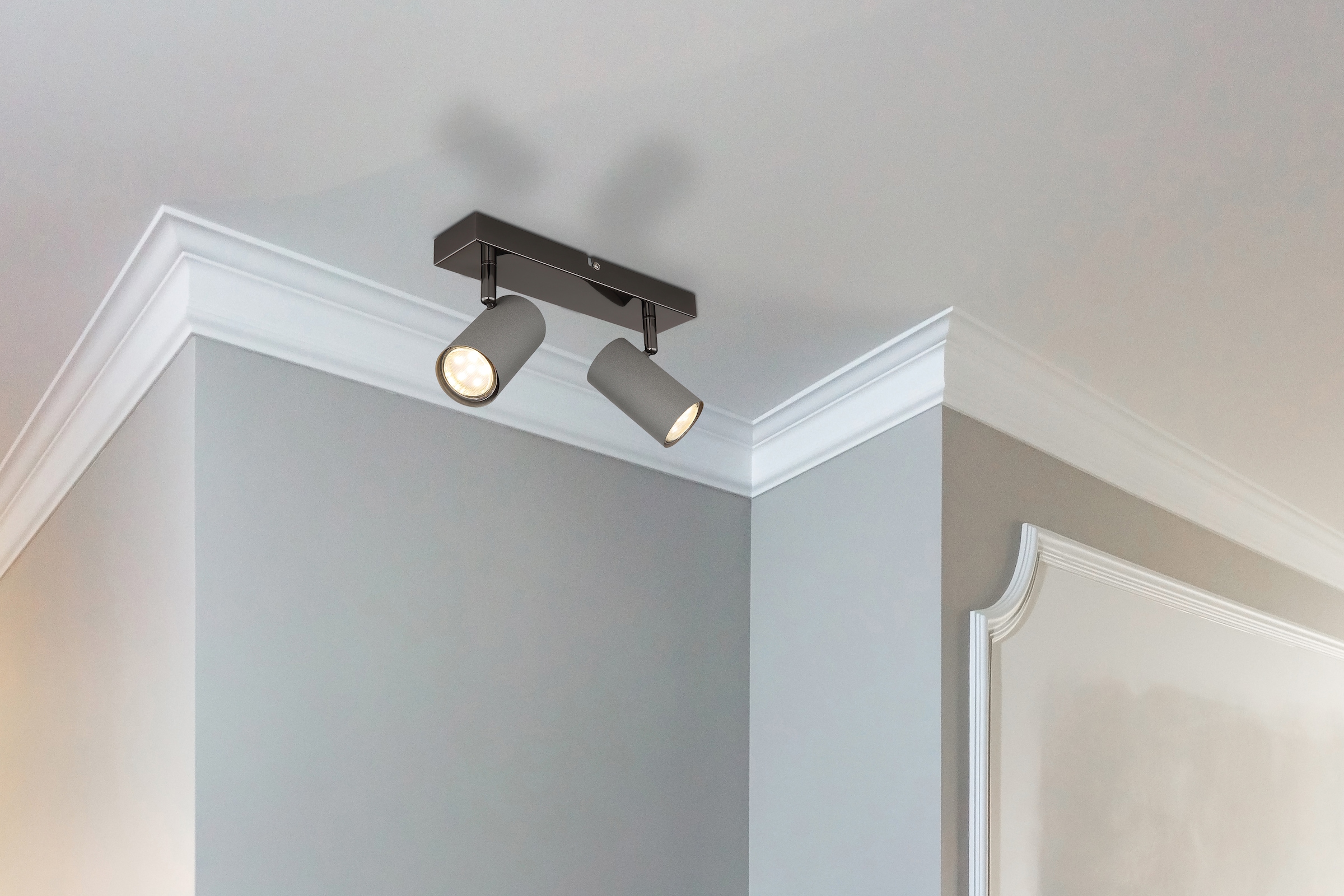 GLOBO LIGHTING Deckenstrahler »ROBBY« GU10 1 Stk. Deckenspot, GU10 Fassung, Wohnzimmer, Flur