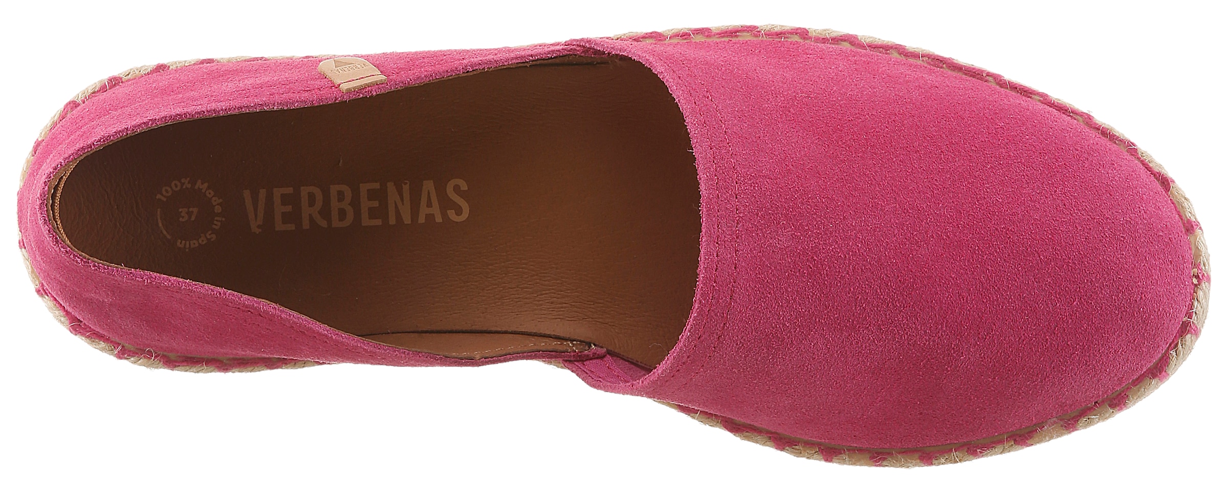 VERBENAS Espadrille »CARMEN SERRAJE«  , Schlupfschuh, Sommerschuh, Loafer mit typischem Jute-Rahmen
