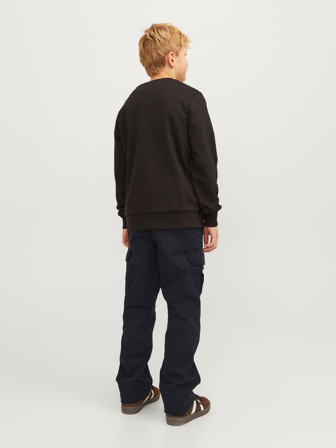 Jack & Jones Junior Cargohose »JPSTKANE praktisch, pflegeleicht, lässig«  unifarben, modisch, relaxed fit, Web