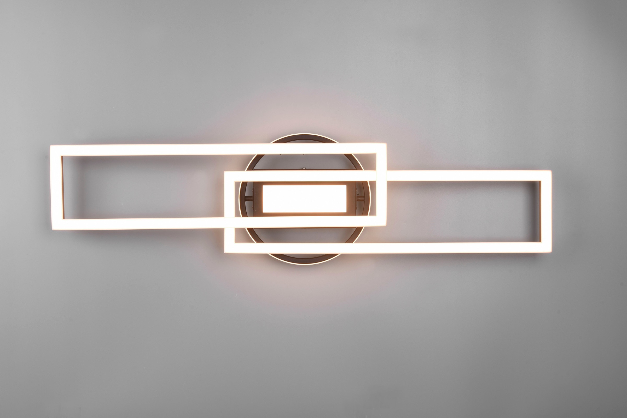 REALITY Leuchten »Twister« LED-Board 1 Stk. warmweiß - kaltweiß Deckenlampe 4500 Lumen Lichtfarbe einstellbar Fernbedienung Memory