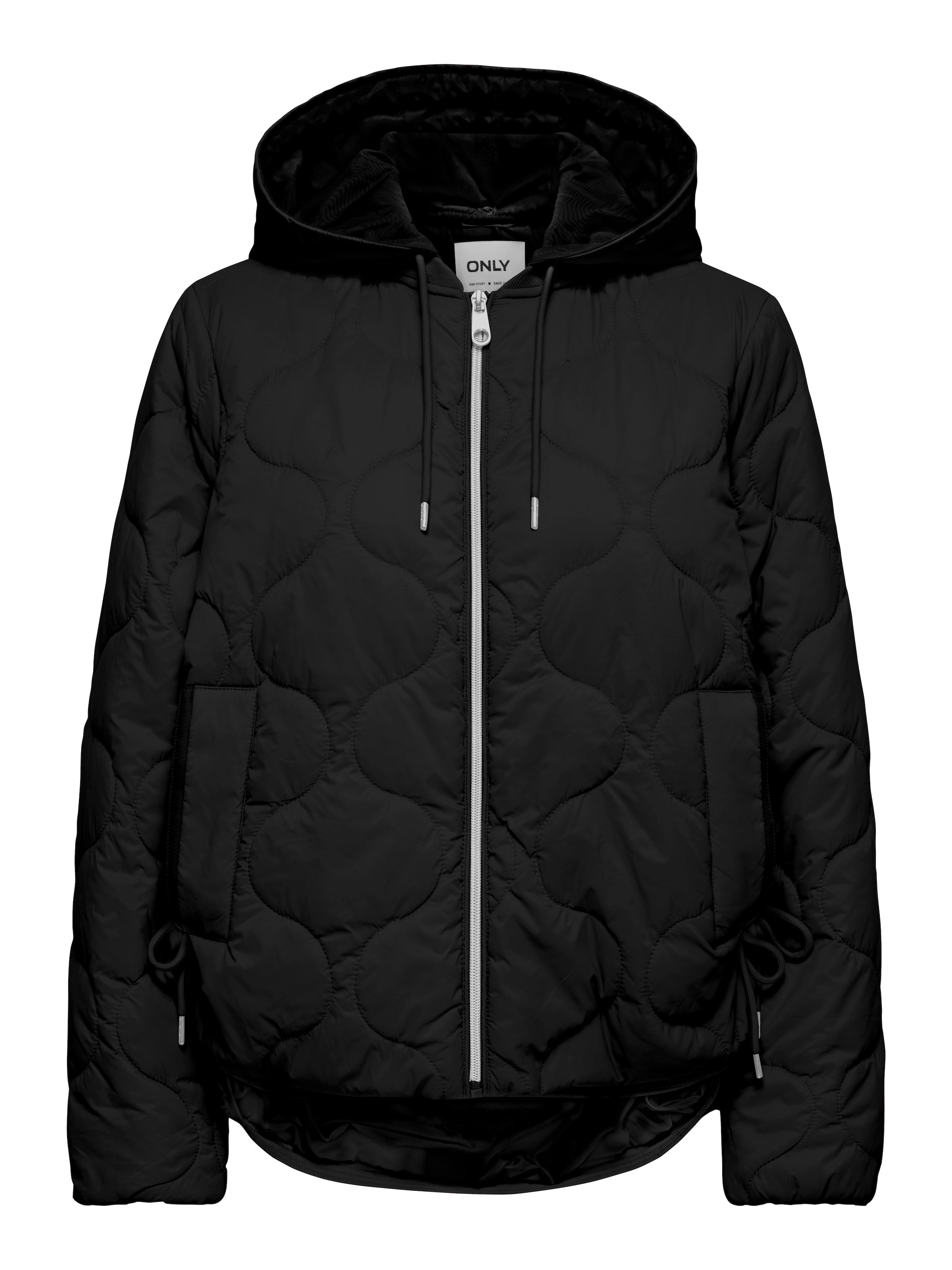 ONLY Steppjacke »ONLMIKI HOOD QUILT JACKET CC OTW« mit Kapuze mit seitlichem Kordelzug am Saum