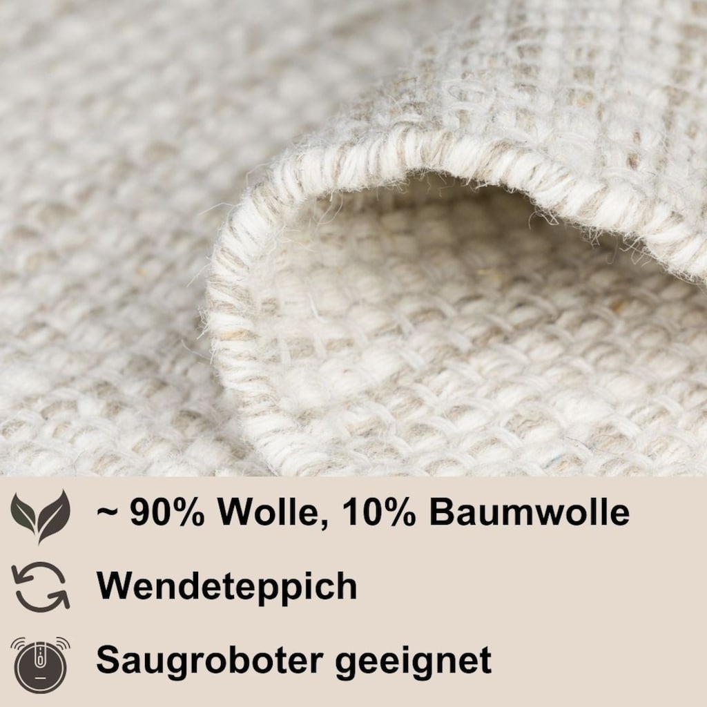 Myflair Möbel & Accessoires Wollteppich »Wooly Dream«, rechteckig