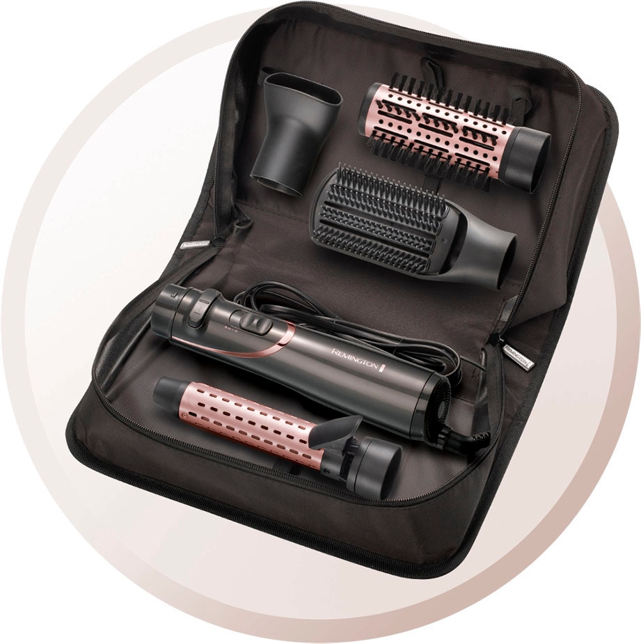 Remington Warmluftbürste »AS8606«, 4 Aufsätze}, Curl & Straight Confidence 3-in1 Ionen Styler