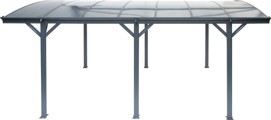 WESTMANN Einzelcarport »Rundbogen«, Aluminium, 276 cm, Anthrazit, aus Aluminium,... kaufen