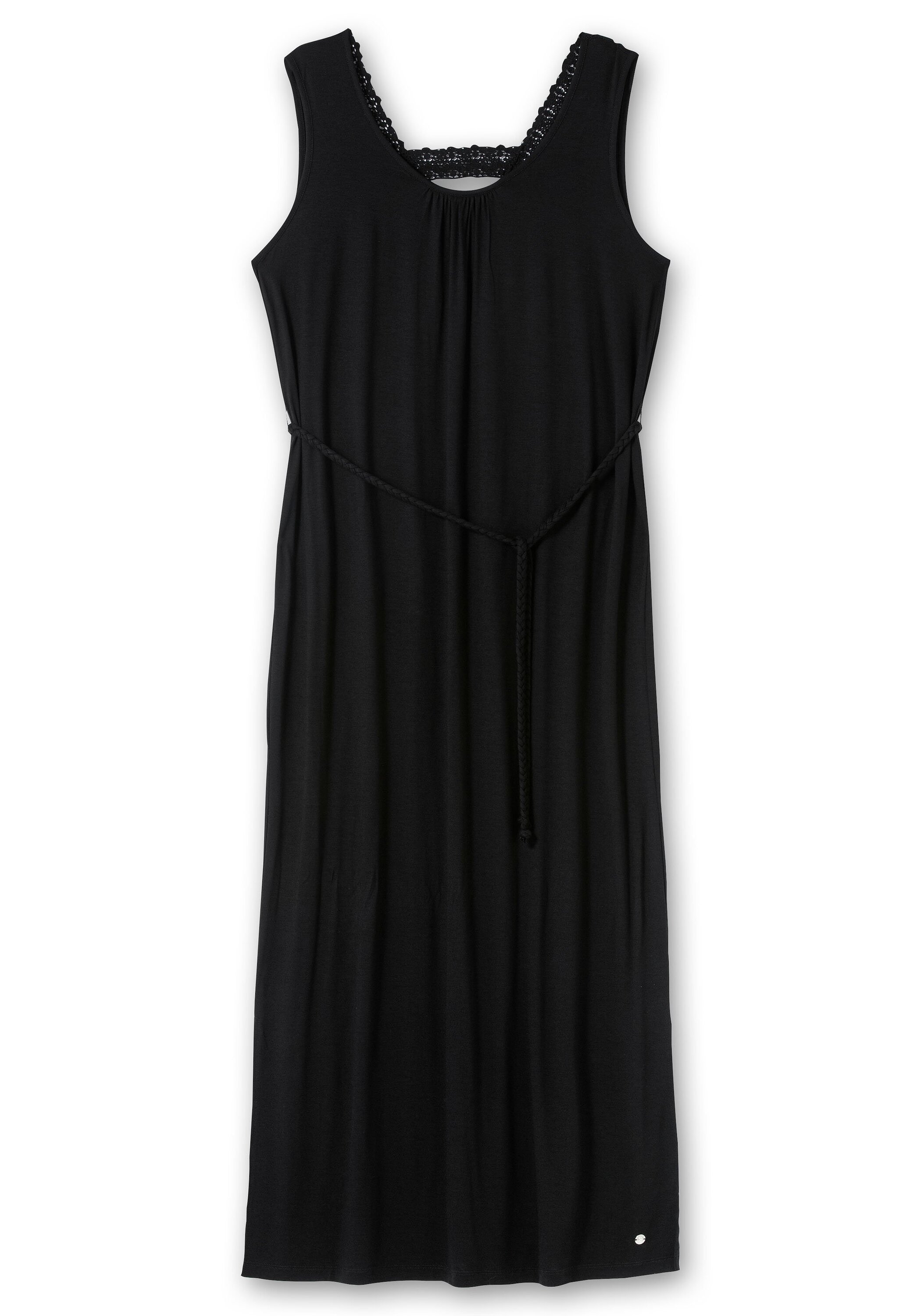 Sheego Maxikleid »Maxikleid mit Spitze am Rückenausschnitt«