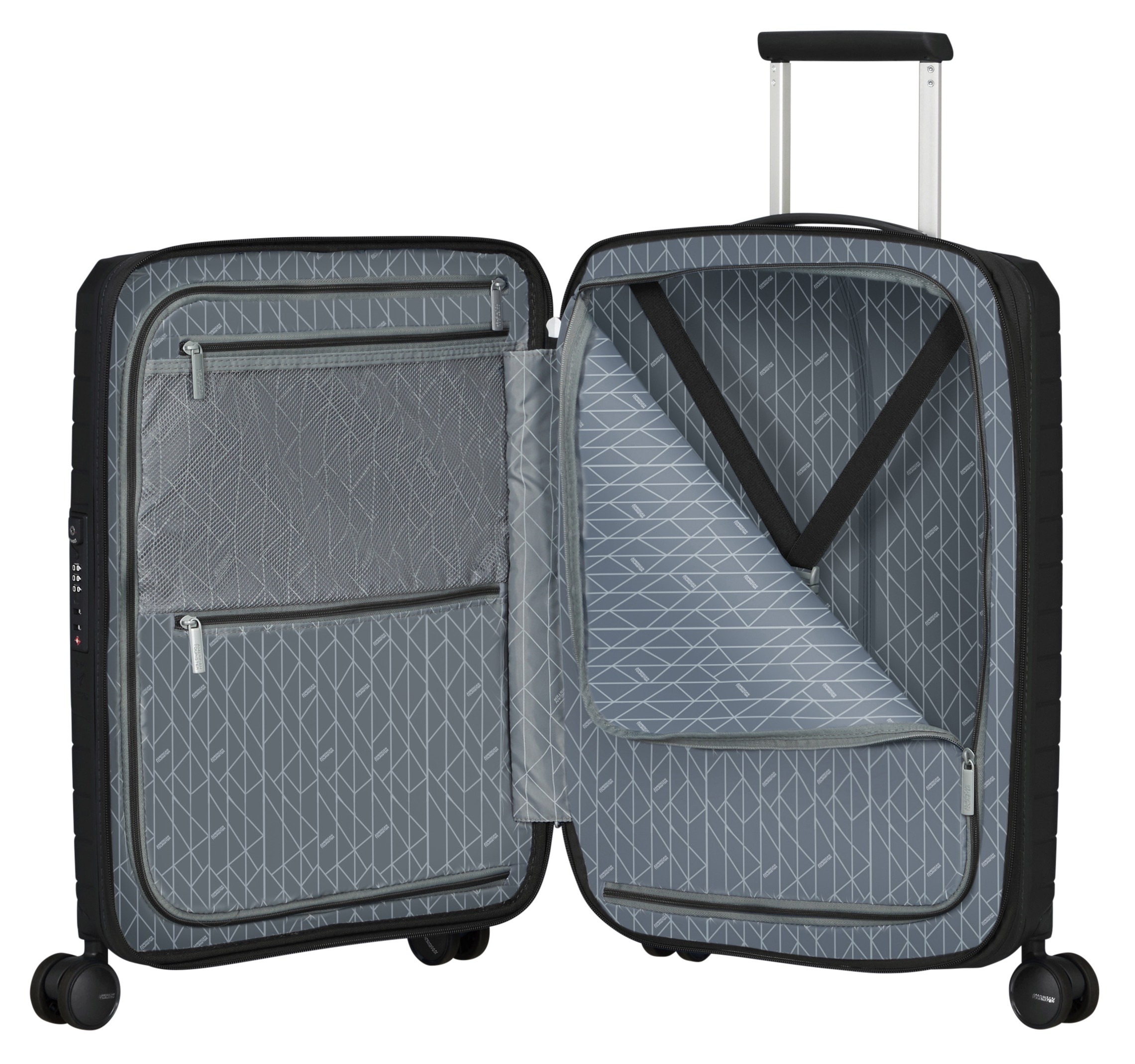 American Tourister® Hartschalen-Trolley »FASTFORWARD, verschiedene Größen und Farben«, 4 Rollen, Hartschalen-Koffer personalisierbar TSA-Schloss Volumenerweiterung