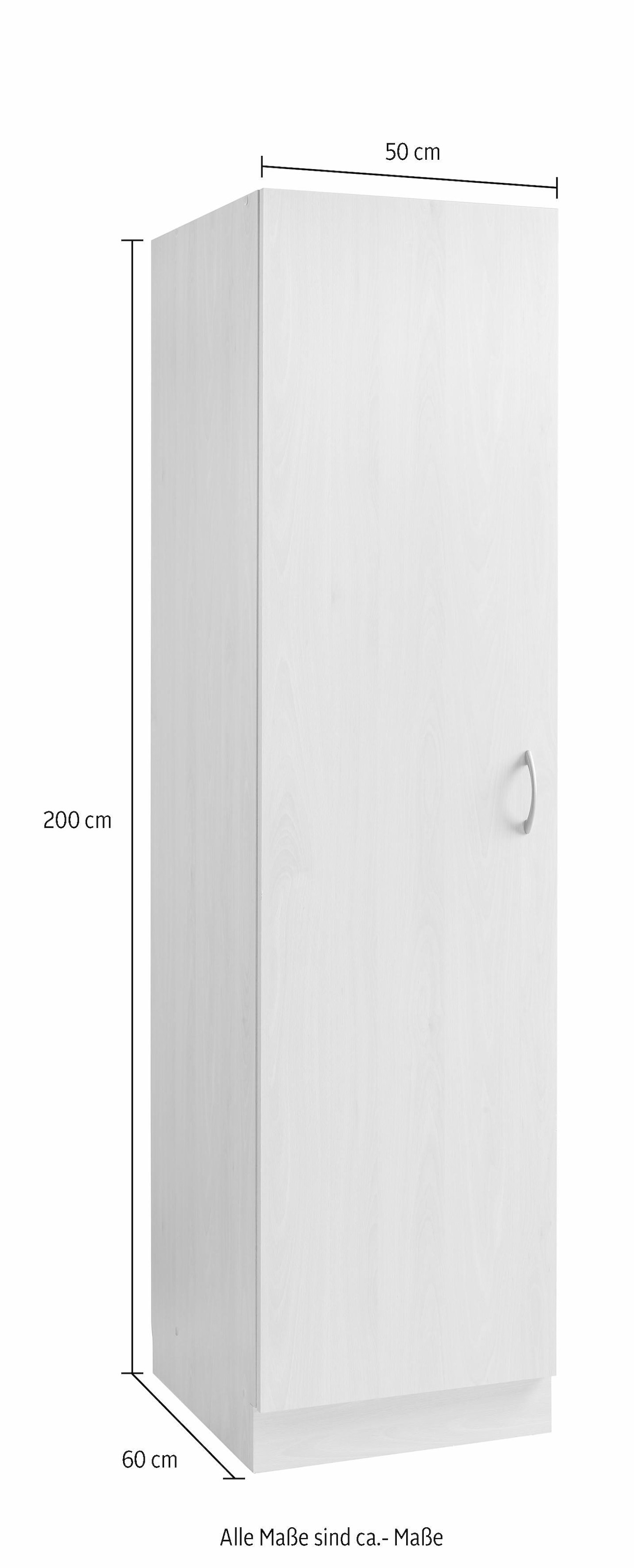 wiho Küchen Seitenschrank »Kiel«, 50 cm breit, Höhe 200 cm bei ♕