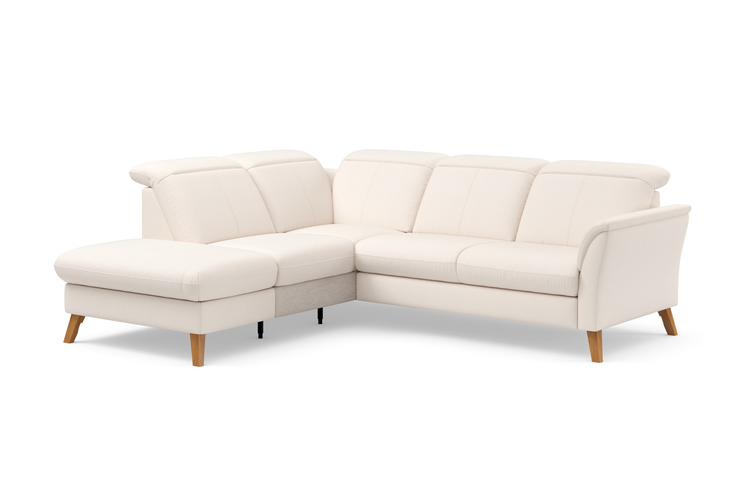 sit&more Ecksofa »Romero L-Form«, wahlweise mit oder ohne TV-Funktion, Bettfunktion, Bettkasten