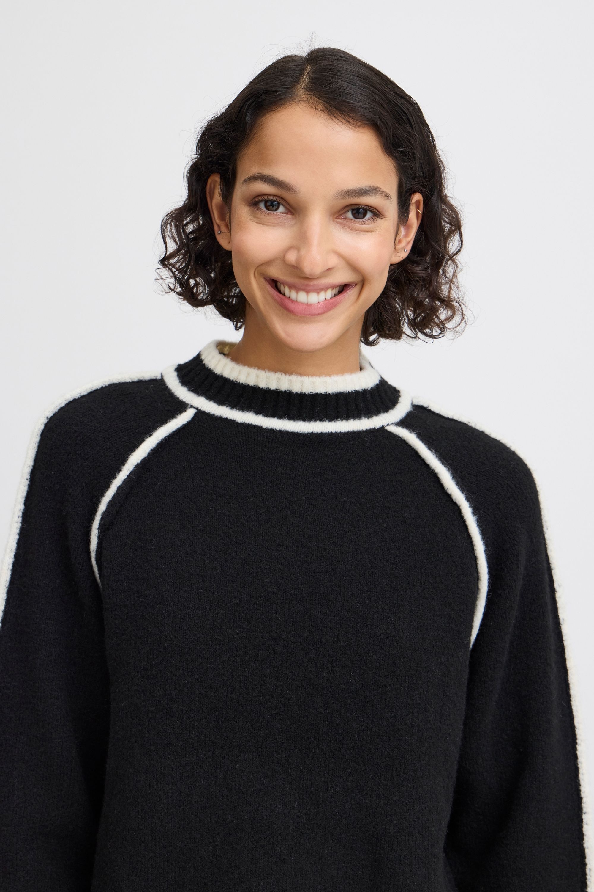 b.young Strickfleece-Pullover »Strickpullover BYNINNA W. TURTLENECK -«
