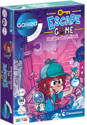 Clementoni® Spiel »Galileo, Escape Game Das Labor des Dr. Frank«, Made in Europe, FSC®... kaufen
