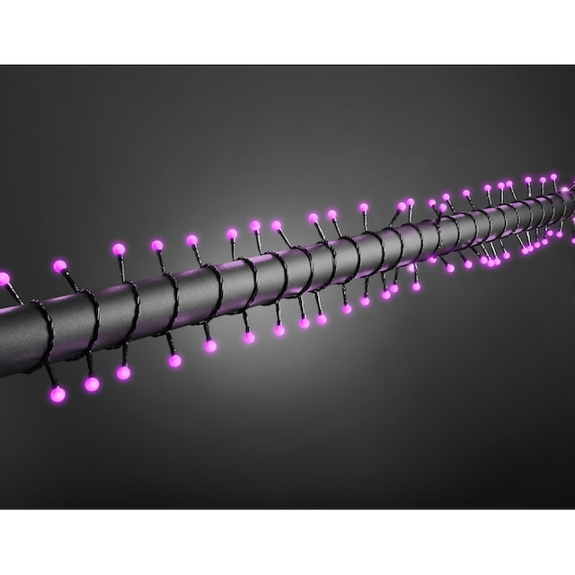 KONSTSMIDE LED-Lichterkette »Weihnachtsdeko aussen«, 80 St.-flammig, LED  Globelichterkette, runde Dioden, 80 purpurfarbene Dioden auf Raten kaufen