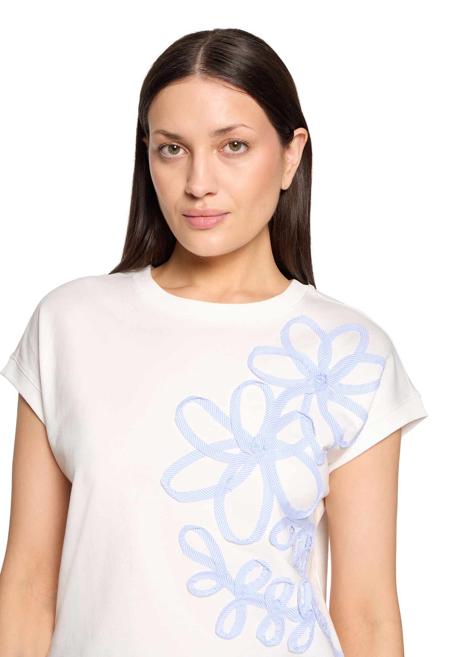 Betty&Co Kapuzentop »Sweatpullover mit Applikation«