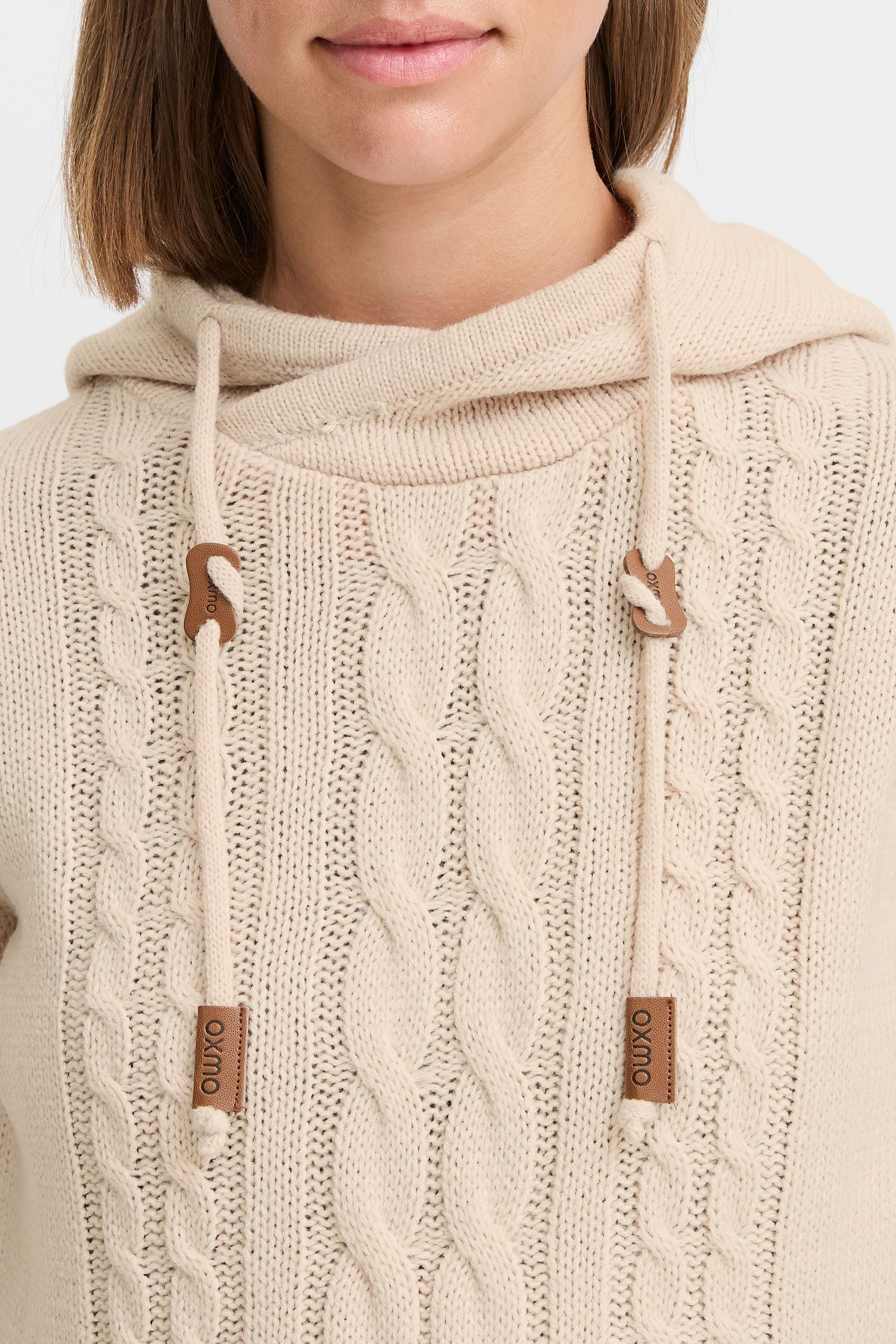 OXMO Strickjacke »Strickpullover OXCable«