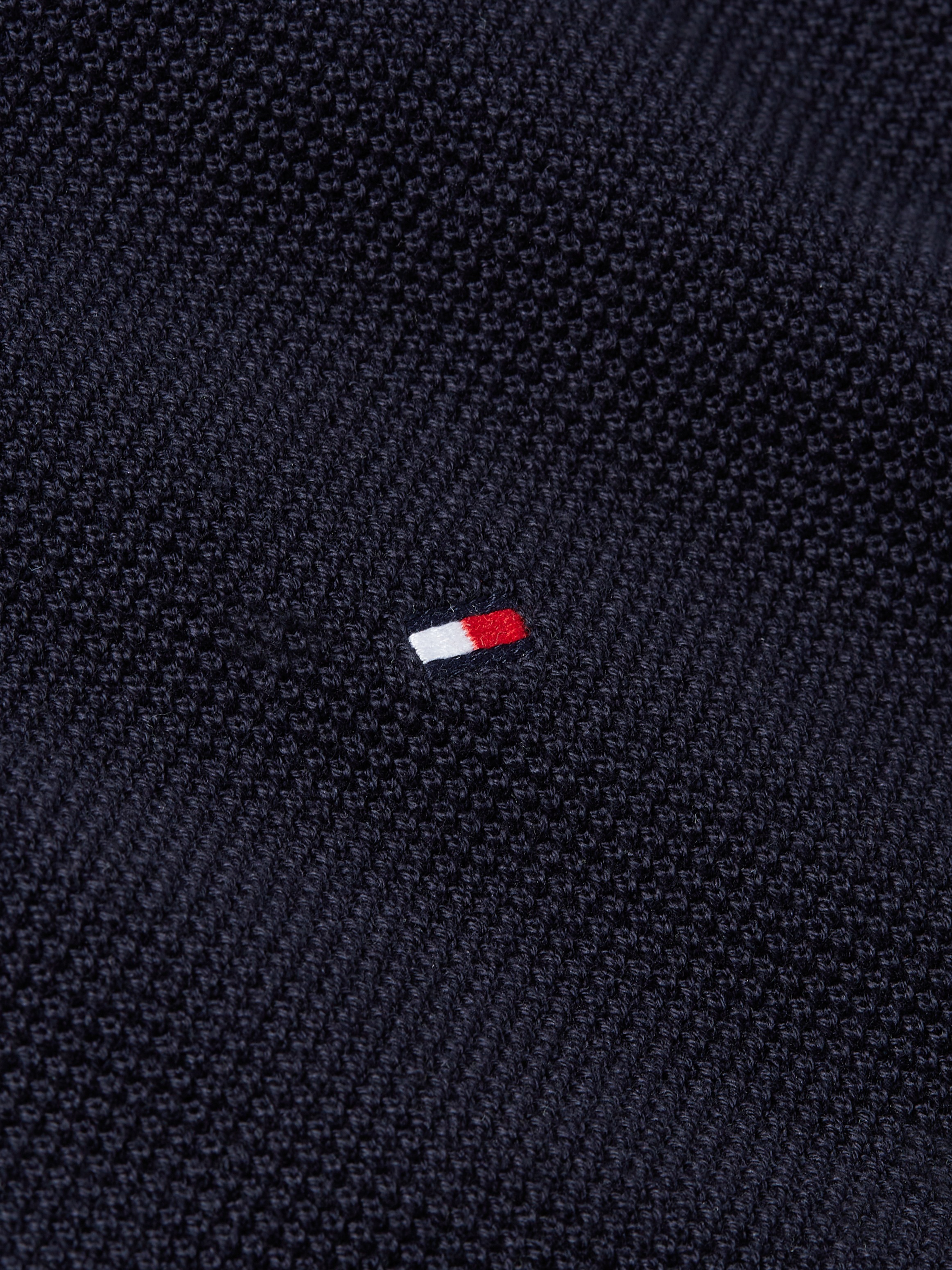 Tommy Hilfiger Rundhalspullover »ESSENTIAL STRUCTURE CREW NECK«, mit feiner Struktur