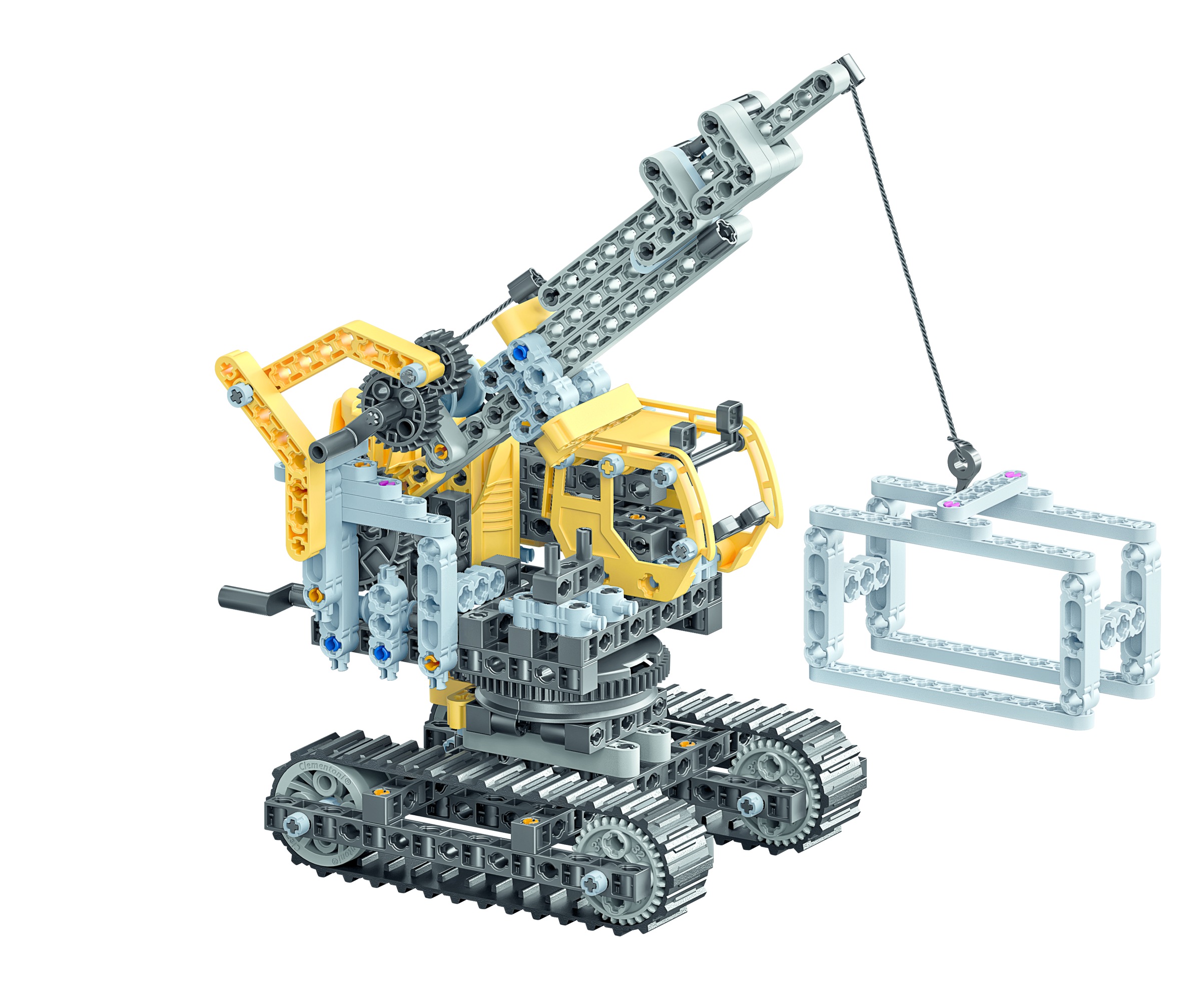 Clementoni® Modellbausatz »Mechanik Labor, Abbruchbagger« Made in Europe