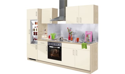 wiho Küchen Küchenzeile »Kiel«, mit E-Geräten, Breite 270 cm kaufen