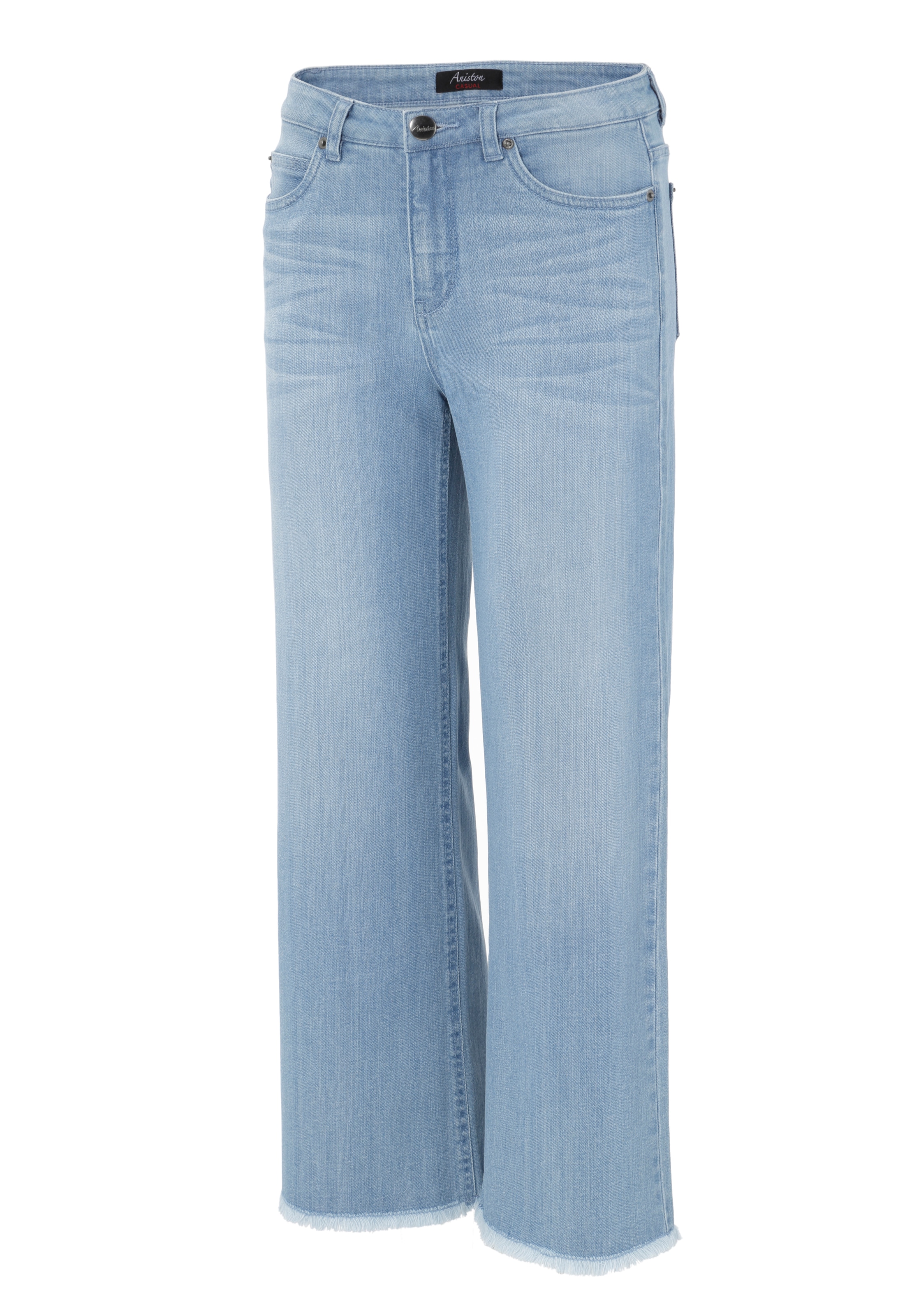 Aniston CASUAL 7/8-Jeans, mit leicht ausgefranstem Beinabschluss bei ♕