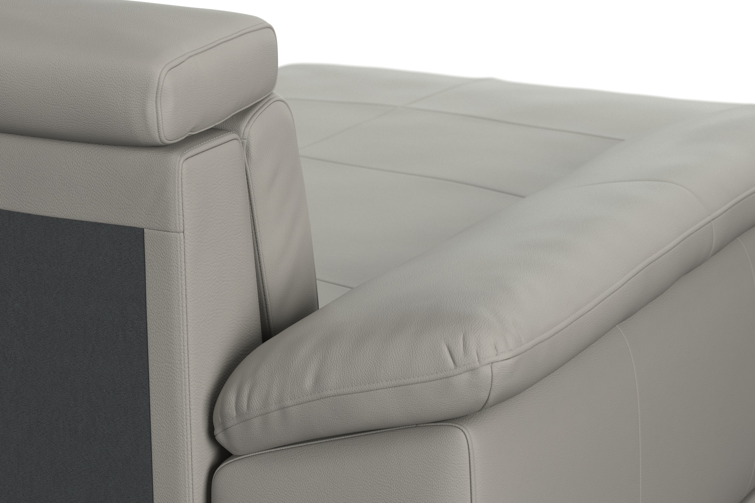 sit&more Wohnlandschaft »Cabrio U-Form, mit Sitztiefenverstellung, Arm- und Kopfteilverstellung«, 3 Nierenkissen, Federkern, optional Bettfunktion und Stauraum