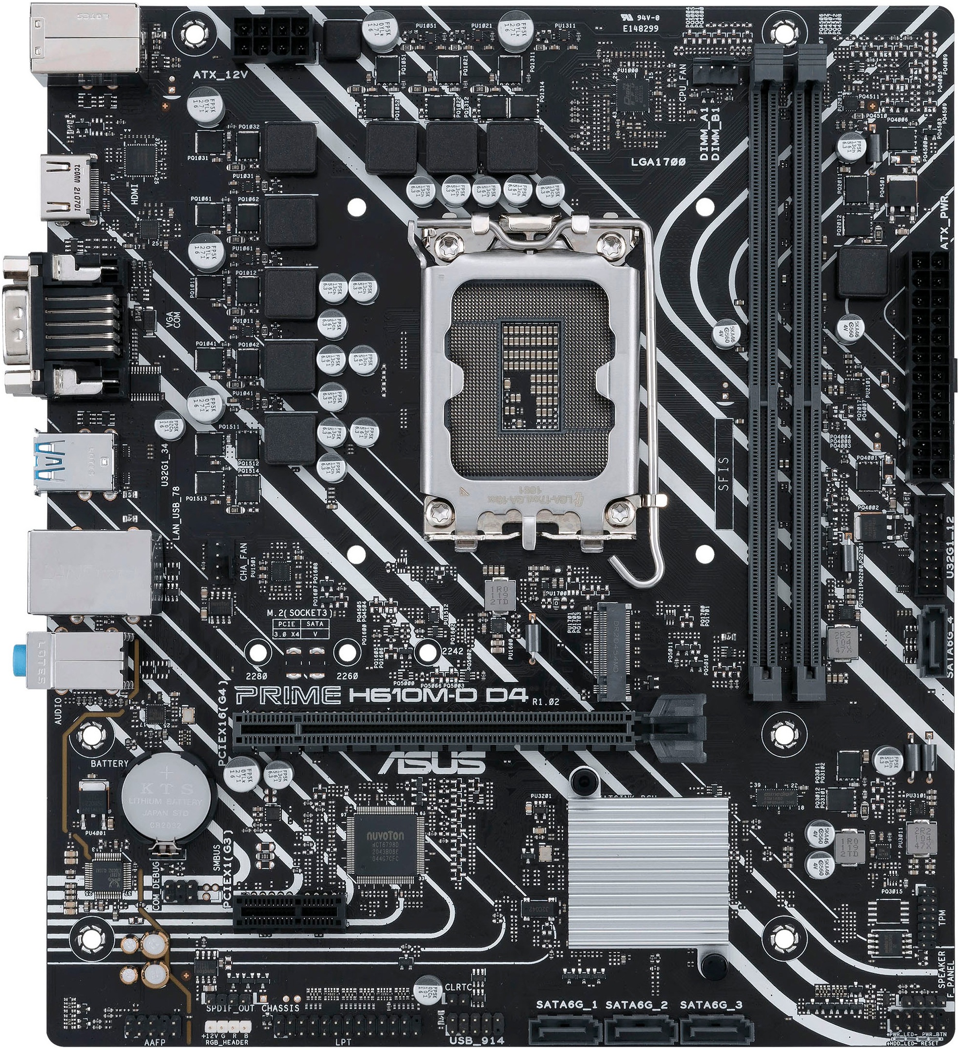 Asus Mainboard »PRIME H610M-D D4«