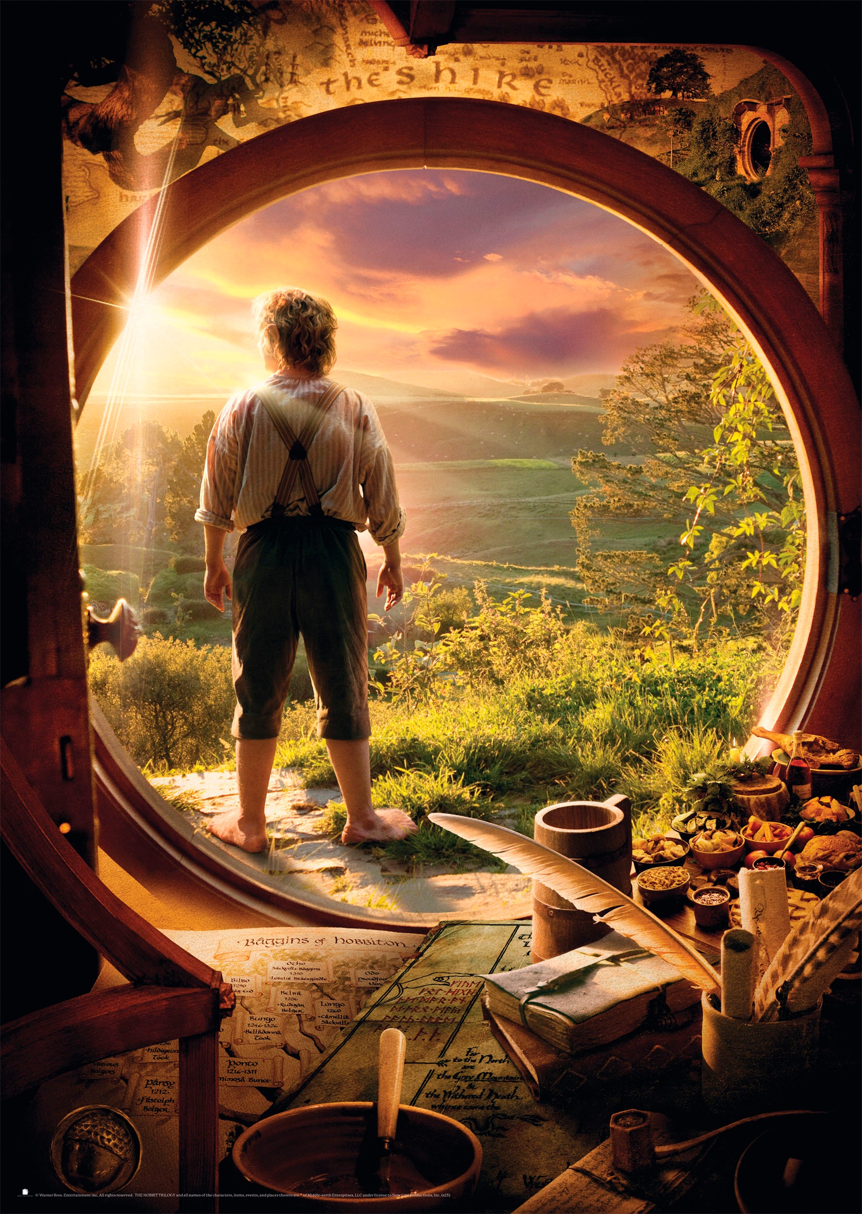 Schmidt Spiele Puzzle »Der Hobbit, Leaving Bag End«, Made in Germany