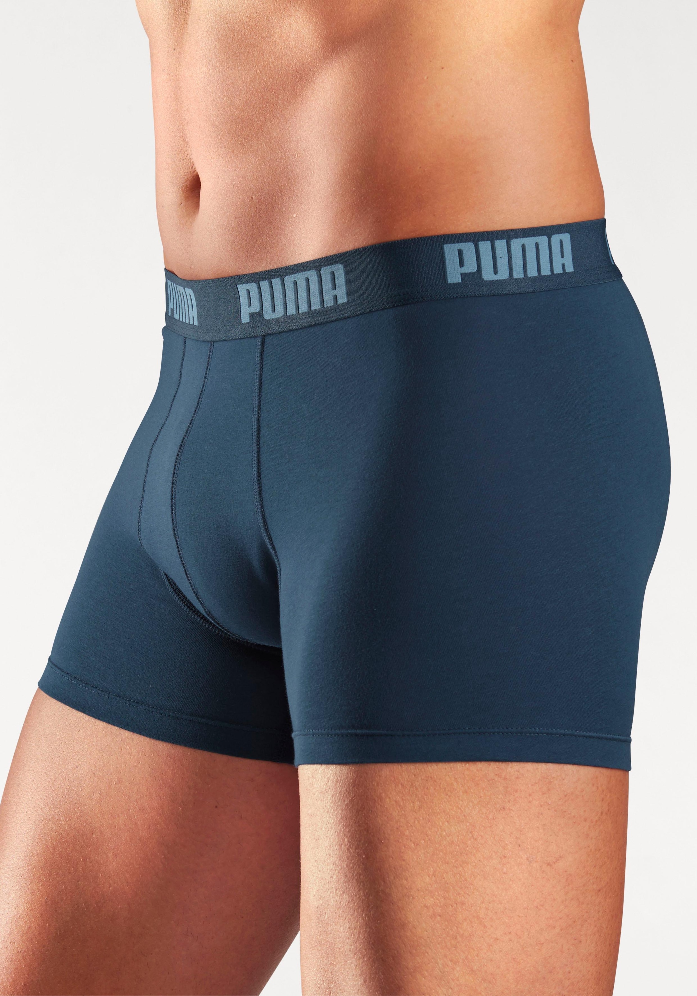 PUMA Boxer, (Packung, 3er-Pack), mit verstärktem Frontbereich