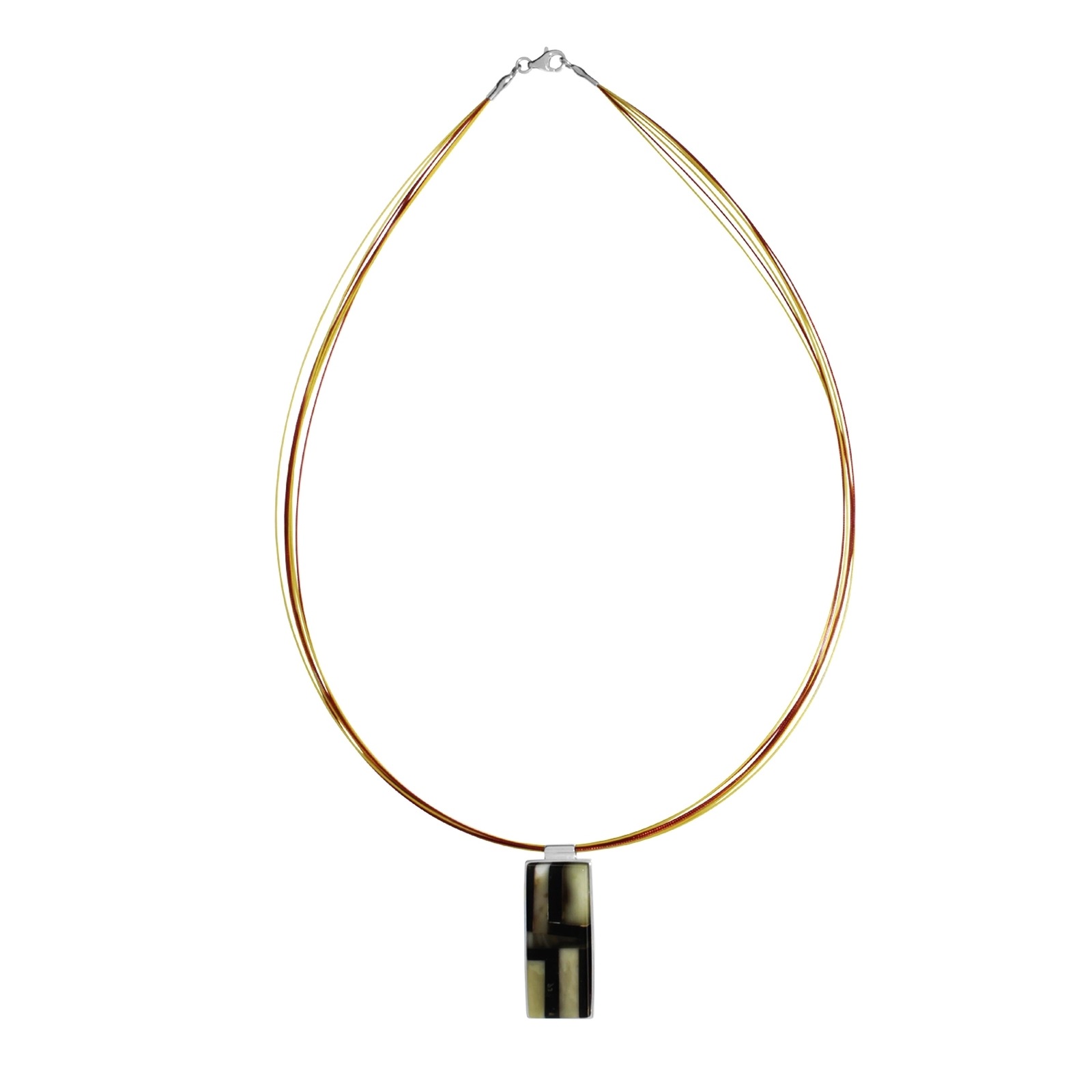 OSTSEE-SCHMUCK Collier »- Quella - Silber 925/000 - Bernstein«