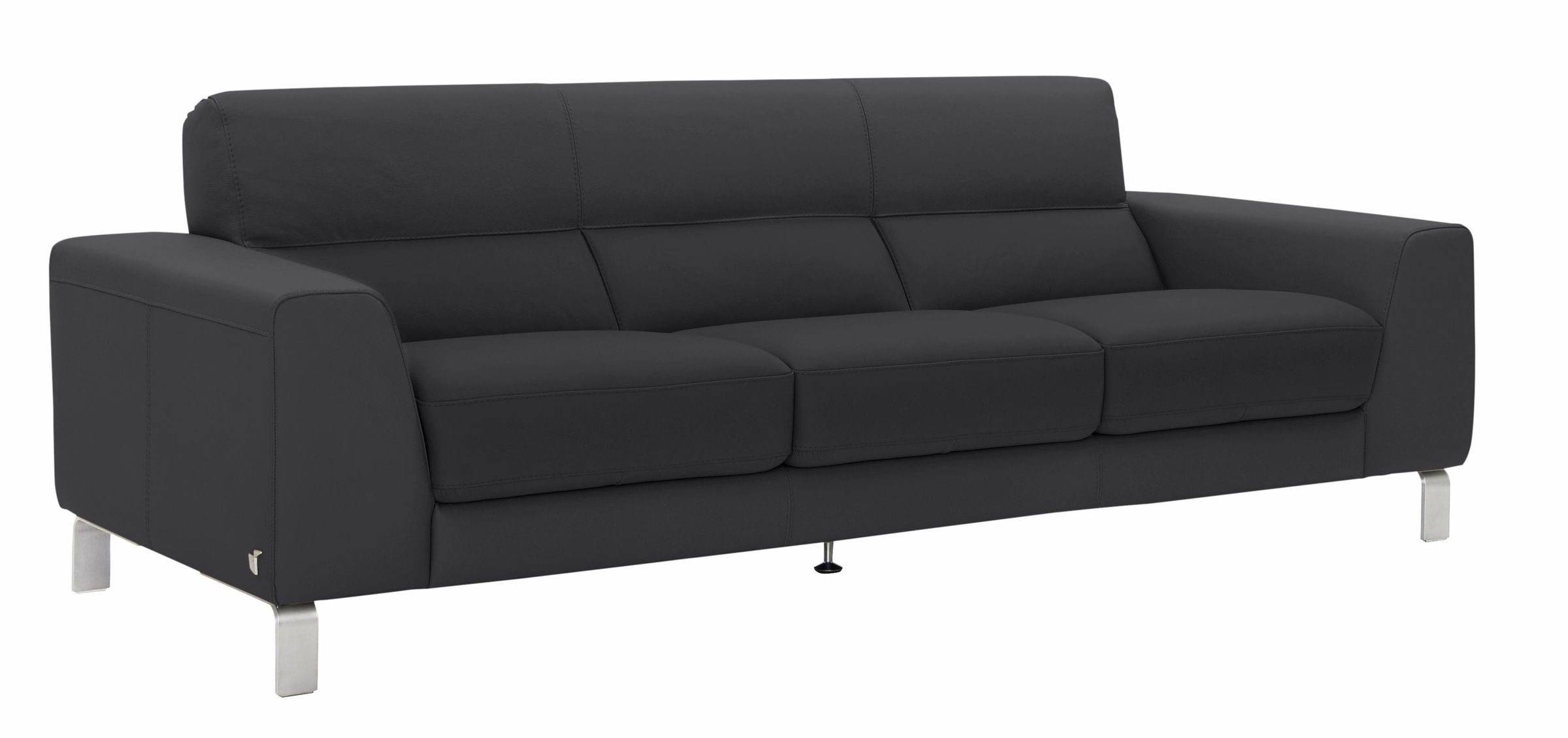 CALIA ITALIA 3-Sitzer »Simon, toller Sitzkomfort, italienisches Designsofa«, in zwei Lederqualitäten
