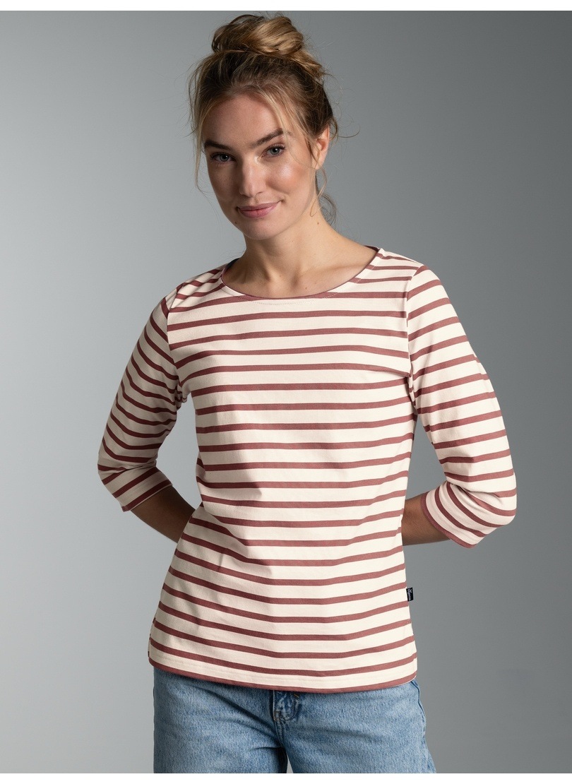 Trigema T-Shirt »TRIGEMA 3/4 Arm T Shirt mit Ringelmuster "Sail"« 1