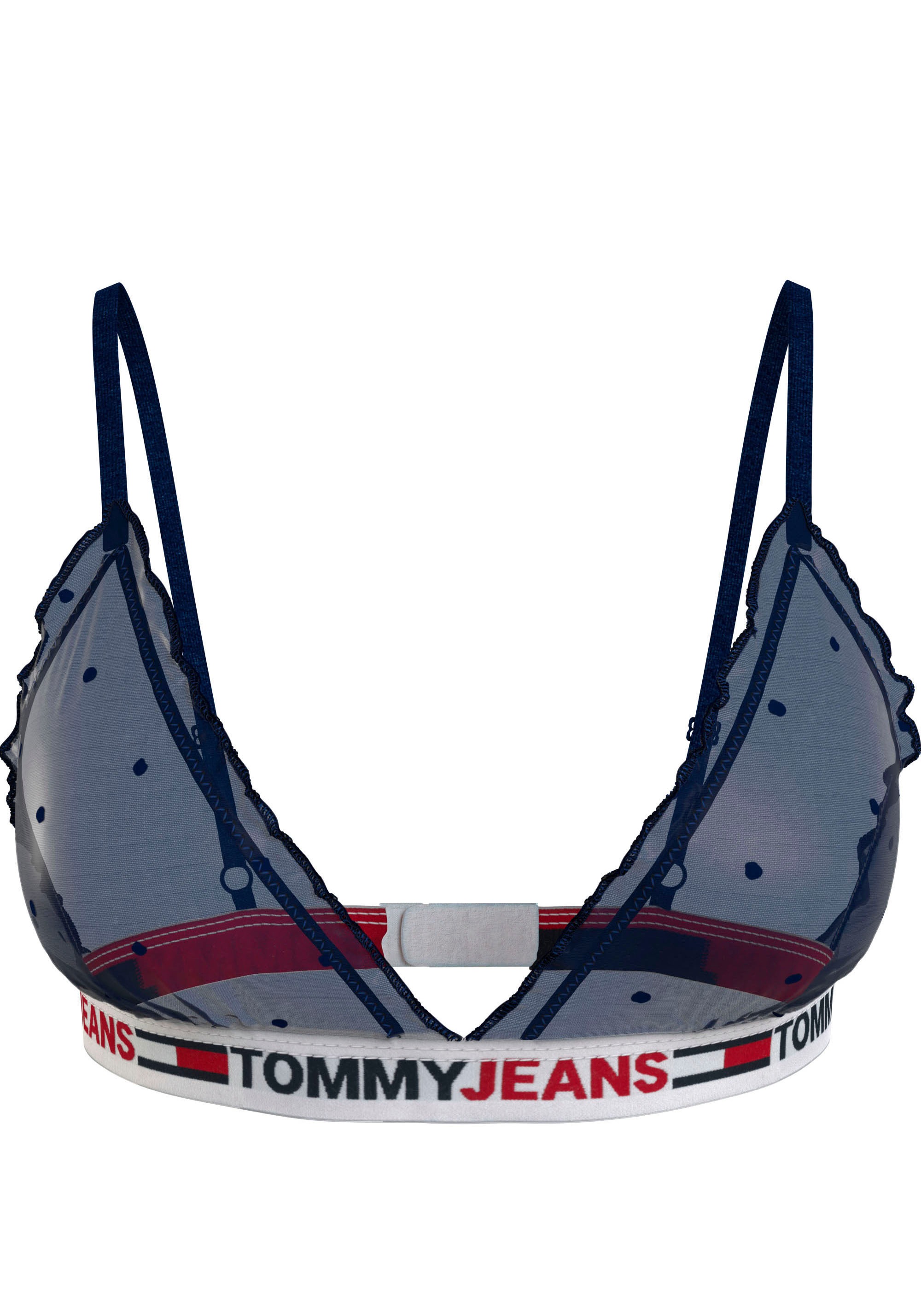 ♕ Tommy bei Schriftzug Tommy Triangel-BH, Underwear mit auf dem Hilfiger Hilfiger Unterbrustband