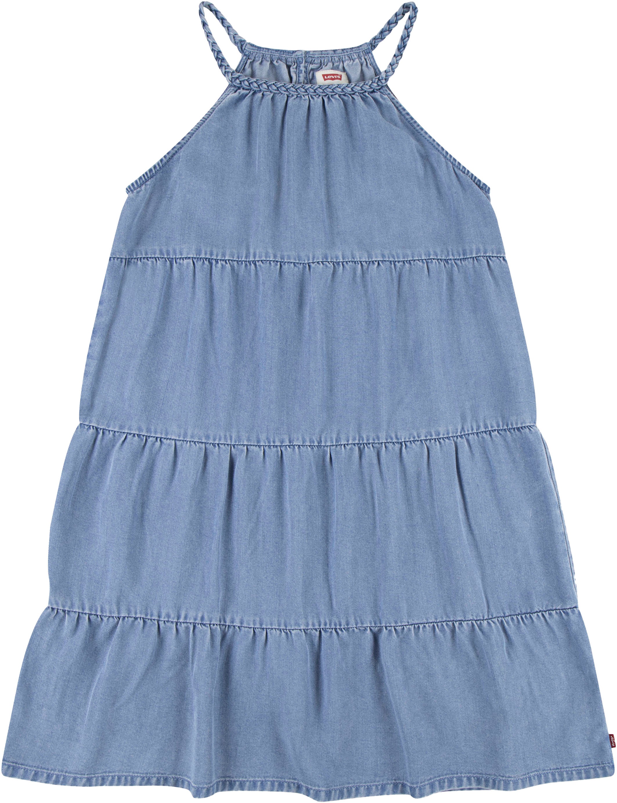Levi's® Kids Neckholderkleid »LVG HALTER TIERED DRESS« mit horizontalen Nähten