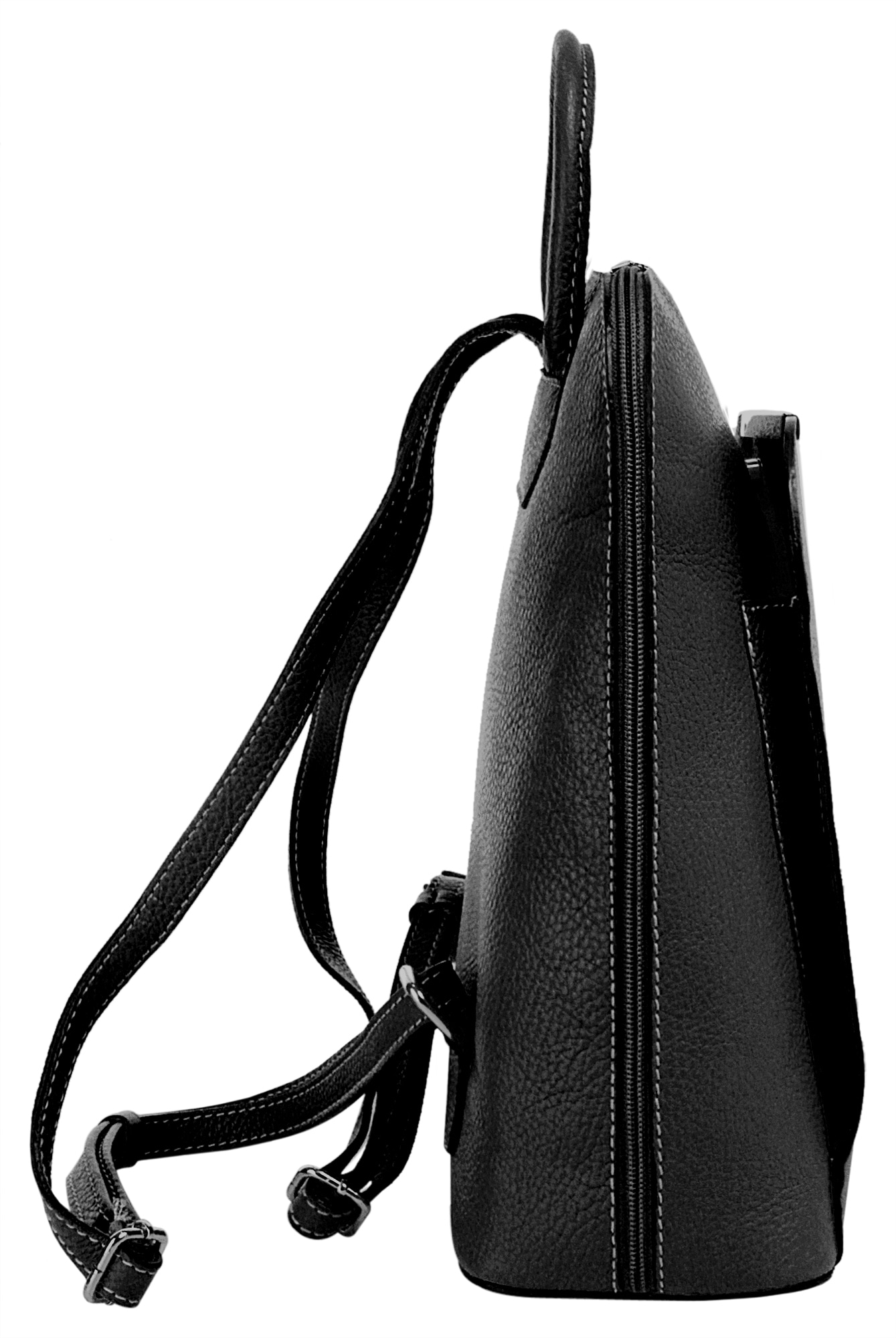 Cluty Cityrucksack, echt Leder, Made in Italy