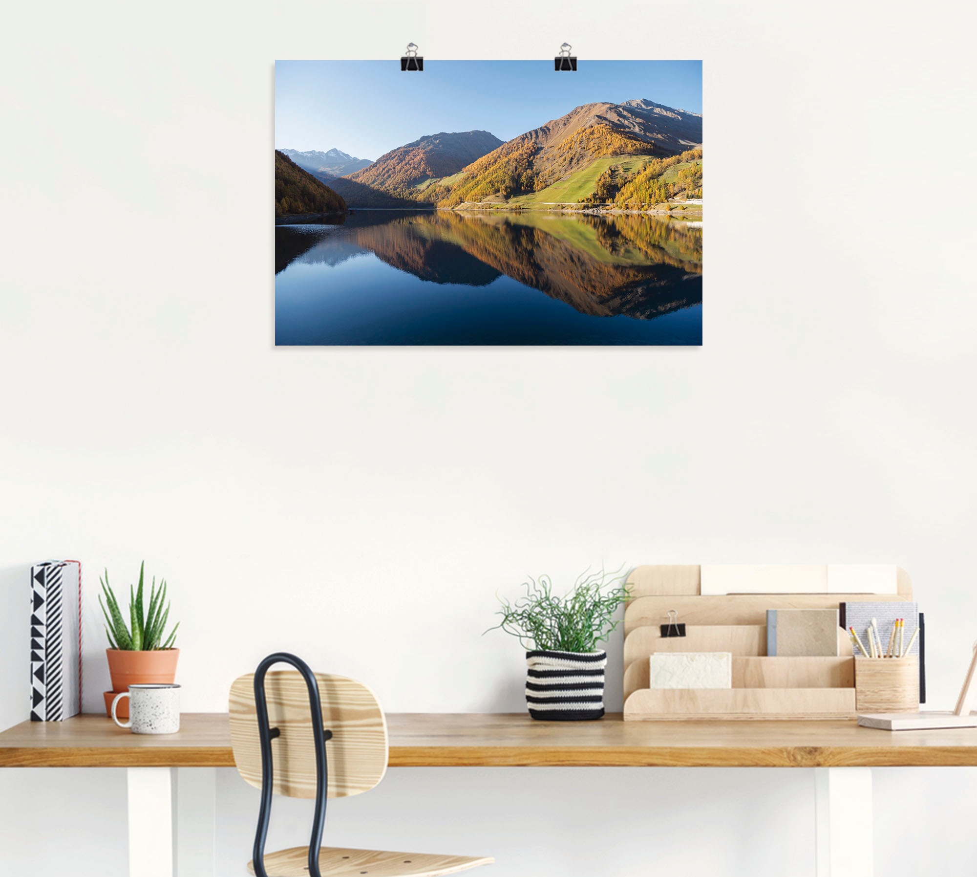 Artland Wandbild »Herbsttraum in Südtirol«, Berge & Alpenbilder, (1 St.), als Alubild, Leinwandbild, Wandaufkleber oder Poster in versch. Größen