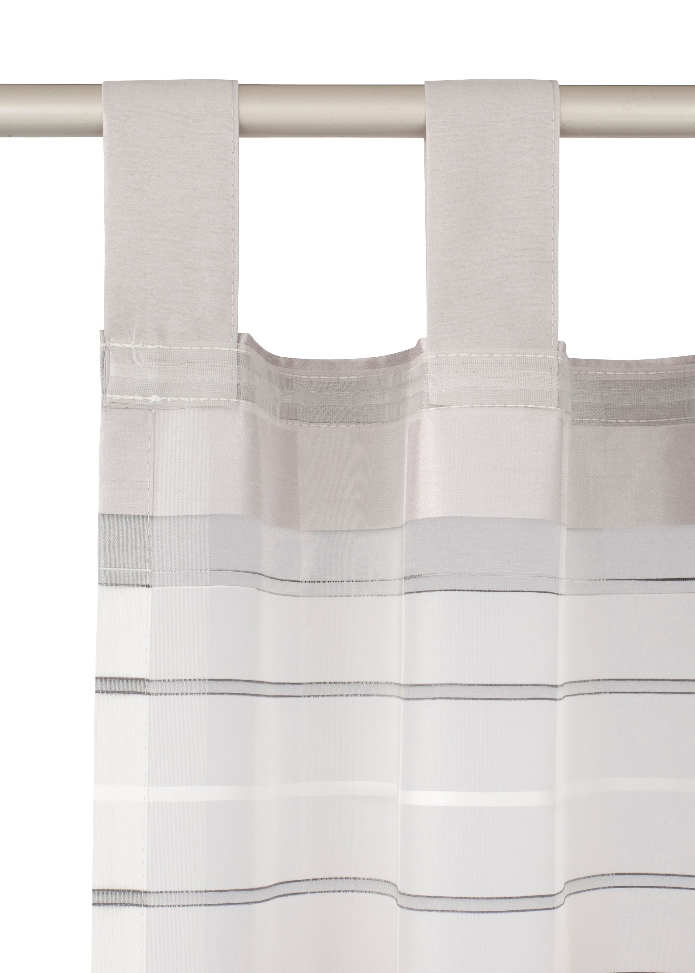 HOMING Gardine »Norris« Schlaufen 1 Stk. tlg. Streifen, modern, Farbverlauf, Wohnzimmer, Schlafzimmer