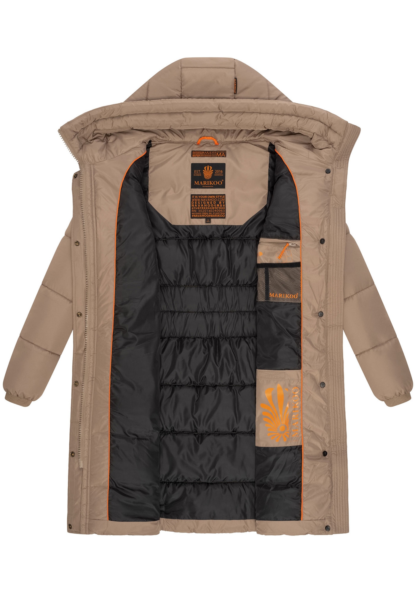 Marikoo Winterjacke »Marikoo Yuikoo Damen Winterjacke B941«