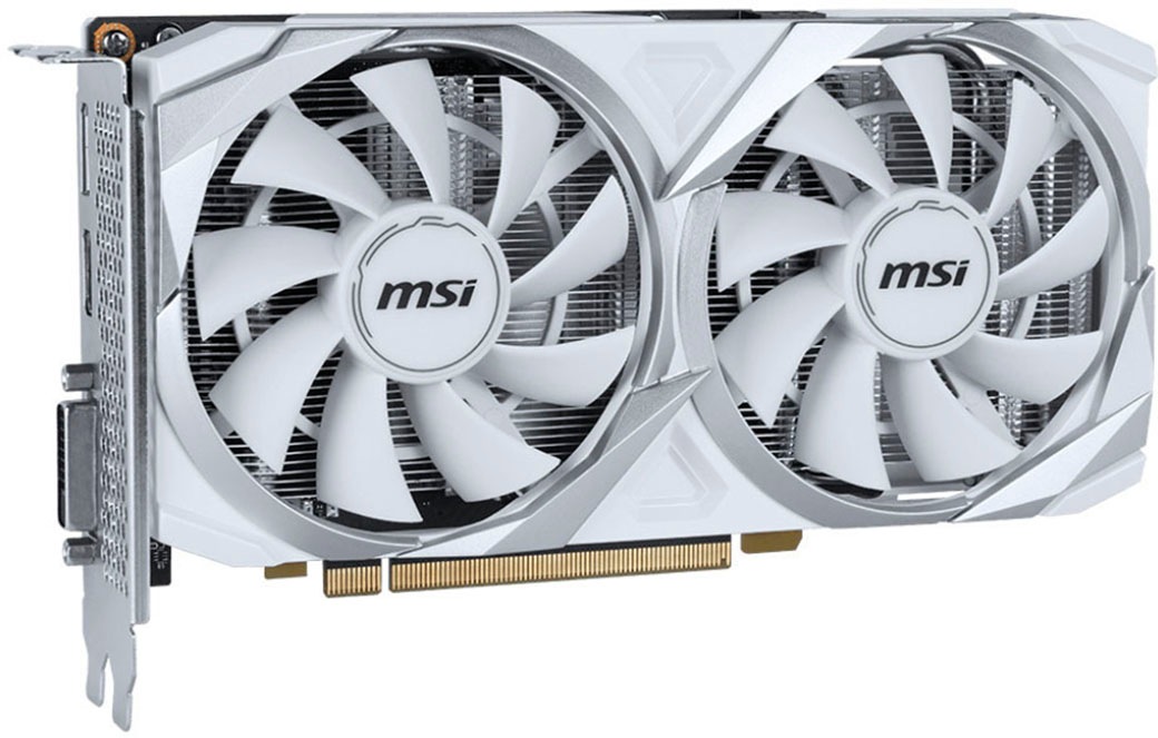 MSI Grafikkarte »VENTUS RTX 3050 VENTUS 2X XS WHITE 8G OC«, 8 GB, GDDR6