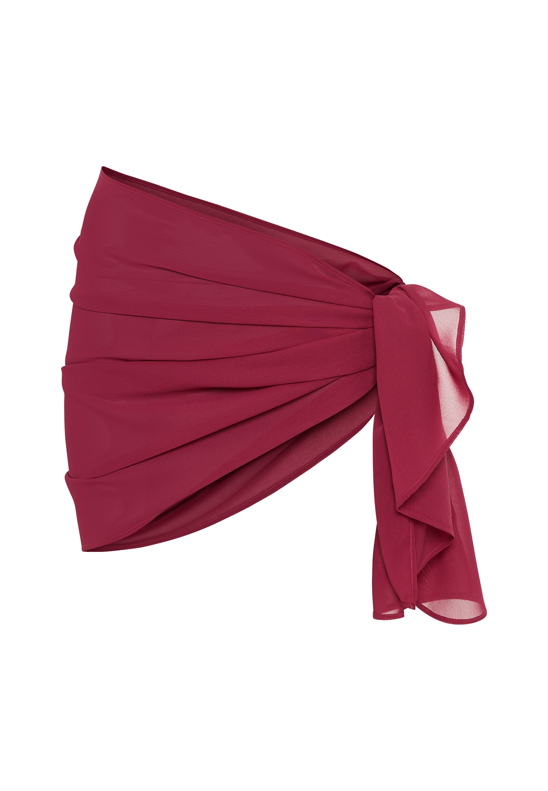 LSCN by LASCANA Strandrock, kurzer Wickelrock aus Chiffon