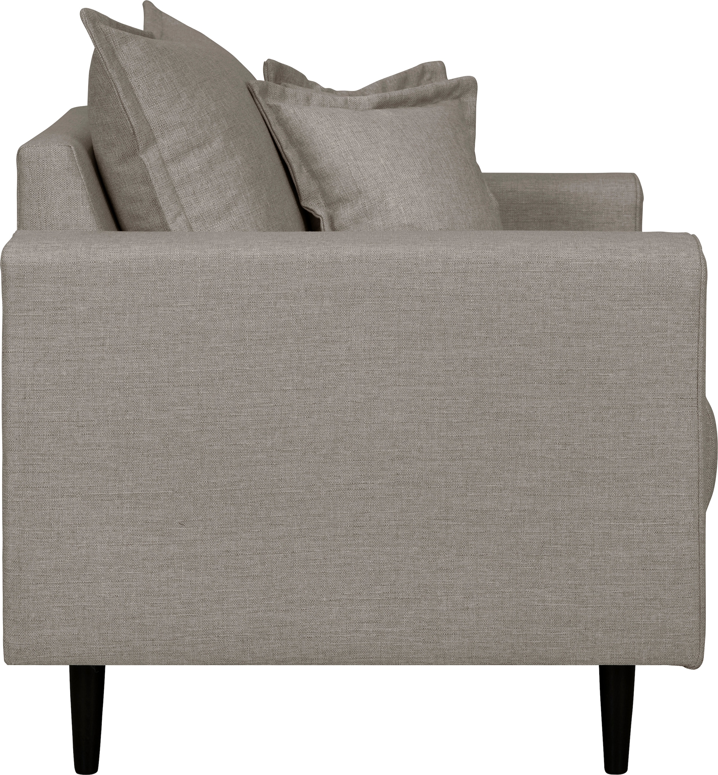 Home affaire Sessel »VEYRAS Loungesessel, Maße B/T/H: 95/84/76 cm«, mit Wellenunterfederung, incl. Kissen