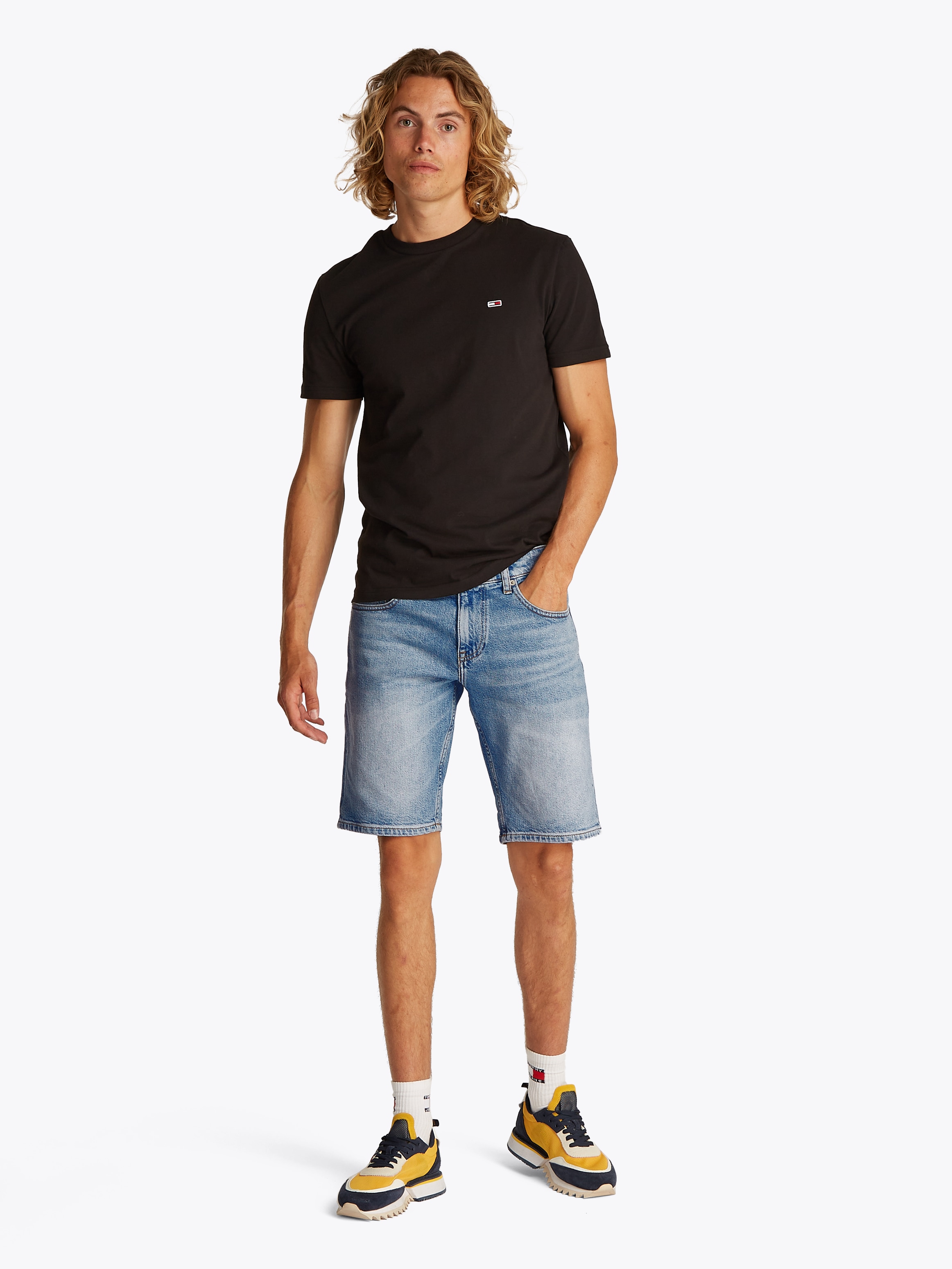 Tommy Jeans Jeansshorts »SCANTON SHORT«, Mit Gürtelschlaufen