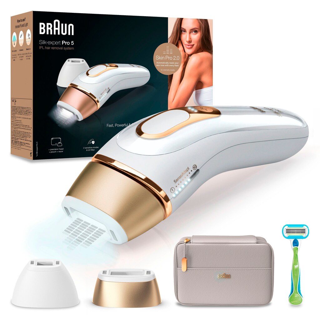 Braun IPL-Haarentferner »Braun Silk-Expert Pro 5 PL5154 IPL«, 400.000 Lichtimpulse