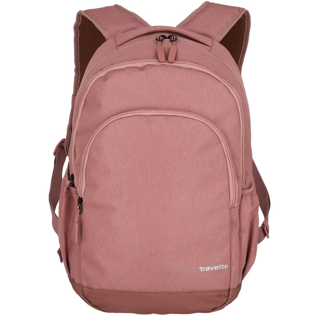 travelite Laptoprucksack »Kick Off L, 45 cm, rosé«